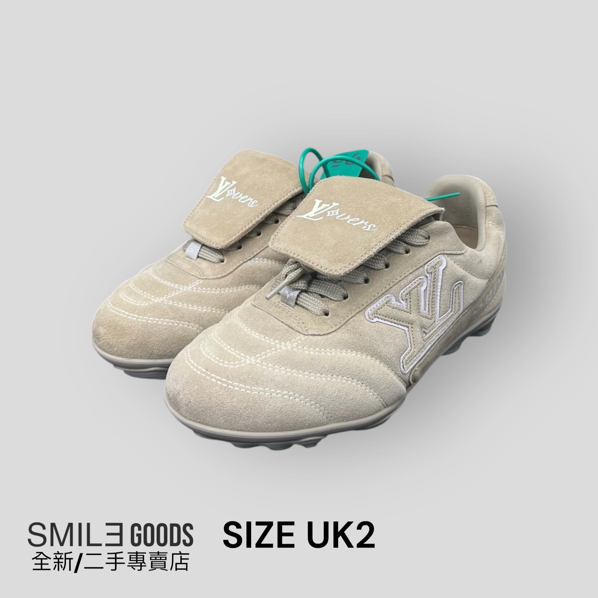 [SMILE]Louis Vuitton LV Footprint Soccer 褐色 足球鞋