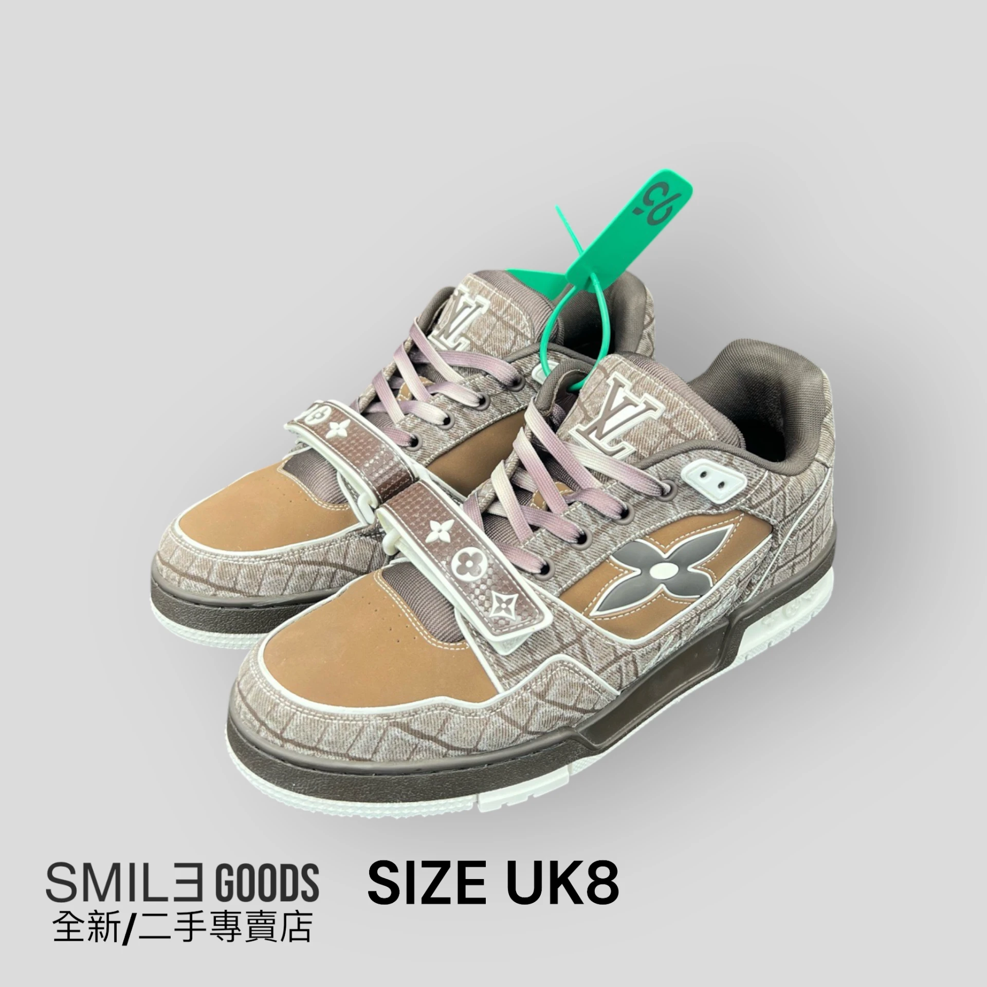 [SMILE] Louis Vuitton lv trainer 棕色魔鬼氈