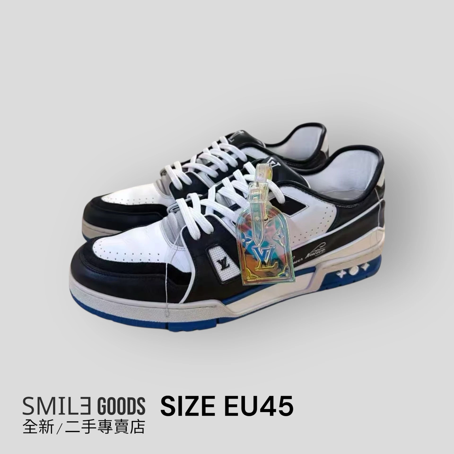 [SMILE] Louis Vuitton lv trainer 黑藍 藤原浩