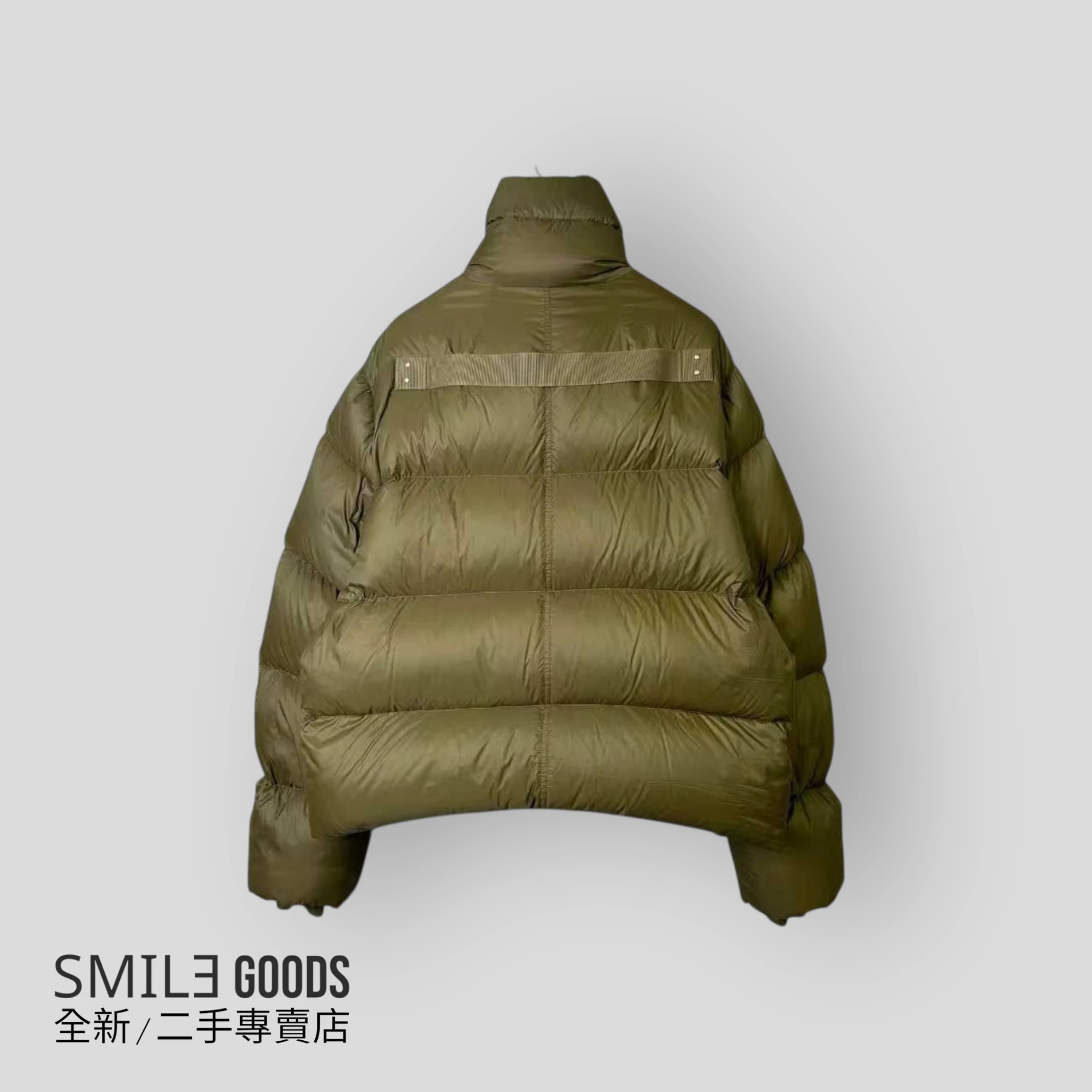 [SMILE]Rick Owens 24FW軍綠色高領羽絨外套