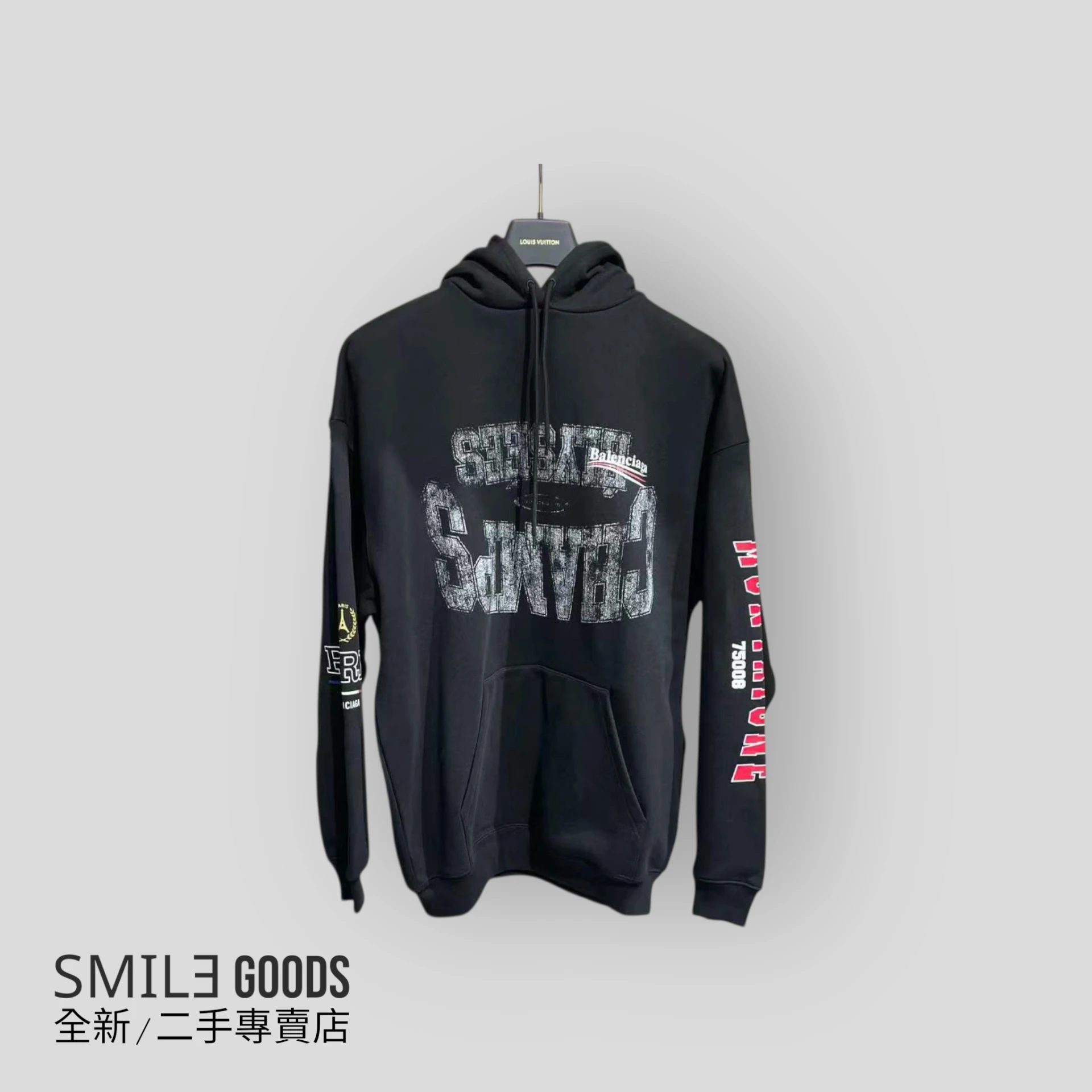 [SMILE]Balenciaga 巴黎世家 25ss 可樂鐵塔多元素logo 衛衣