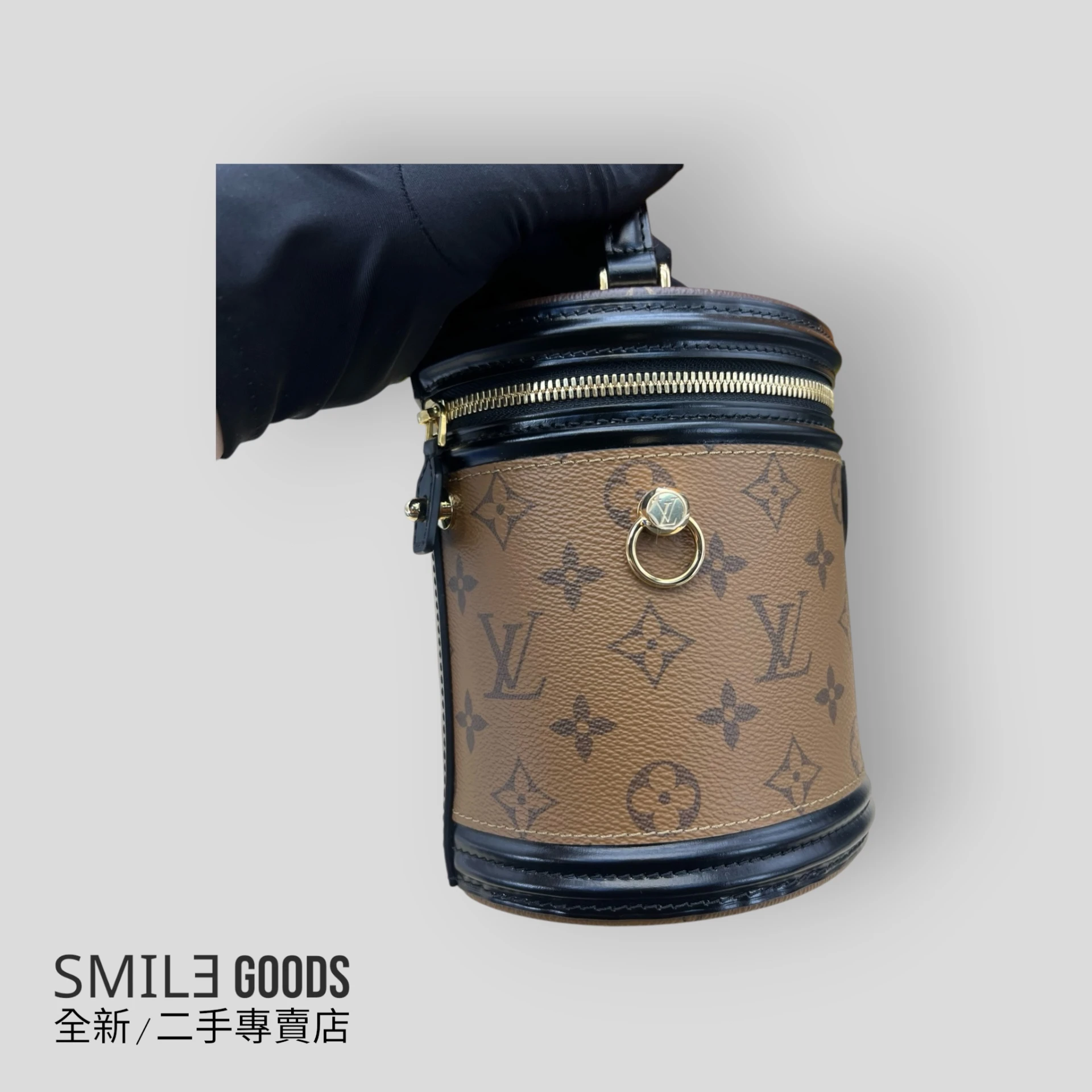 [SMILE]Louis Vuitton lv 經典老花 發財桶