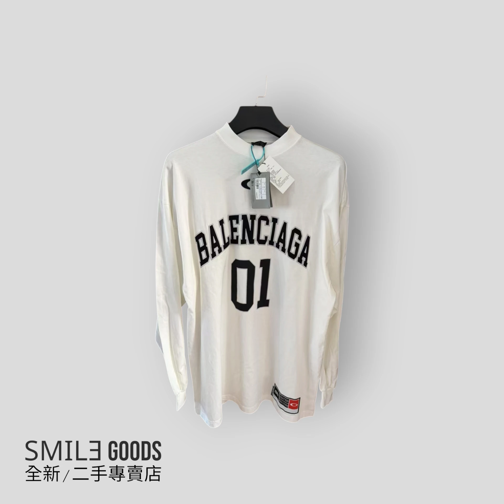 [SMILE] BALENCIAGA 巴黎世家 01號籃球系列長袖T恤