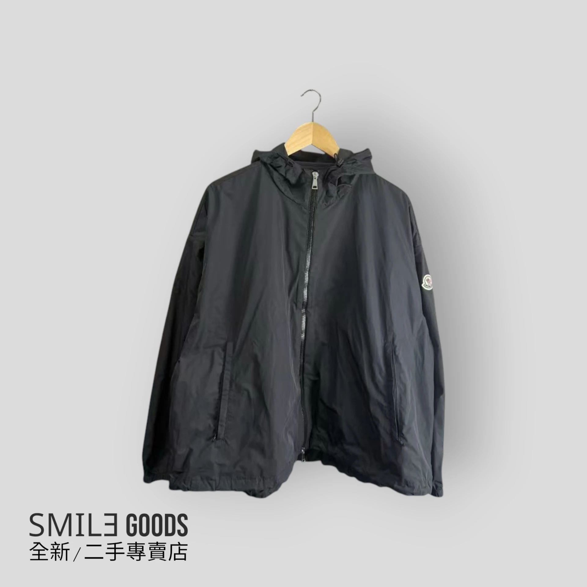 [SMILE] Moncler Tyx黑色 拉鍊衝鋒衣