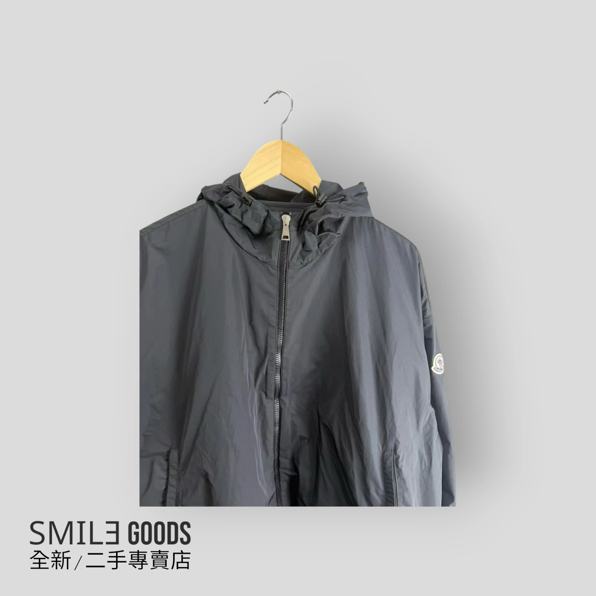 [SMILE] Moncler Tyx黑色 拉鍊衝鋒衣