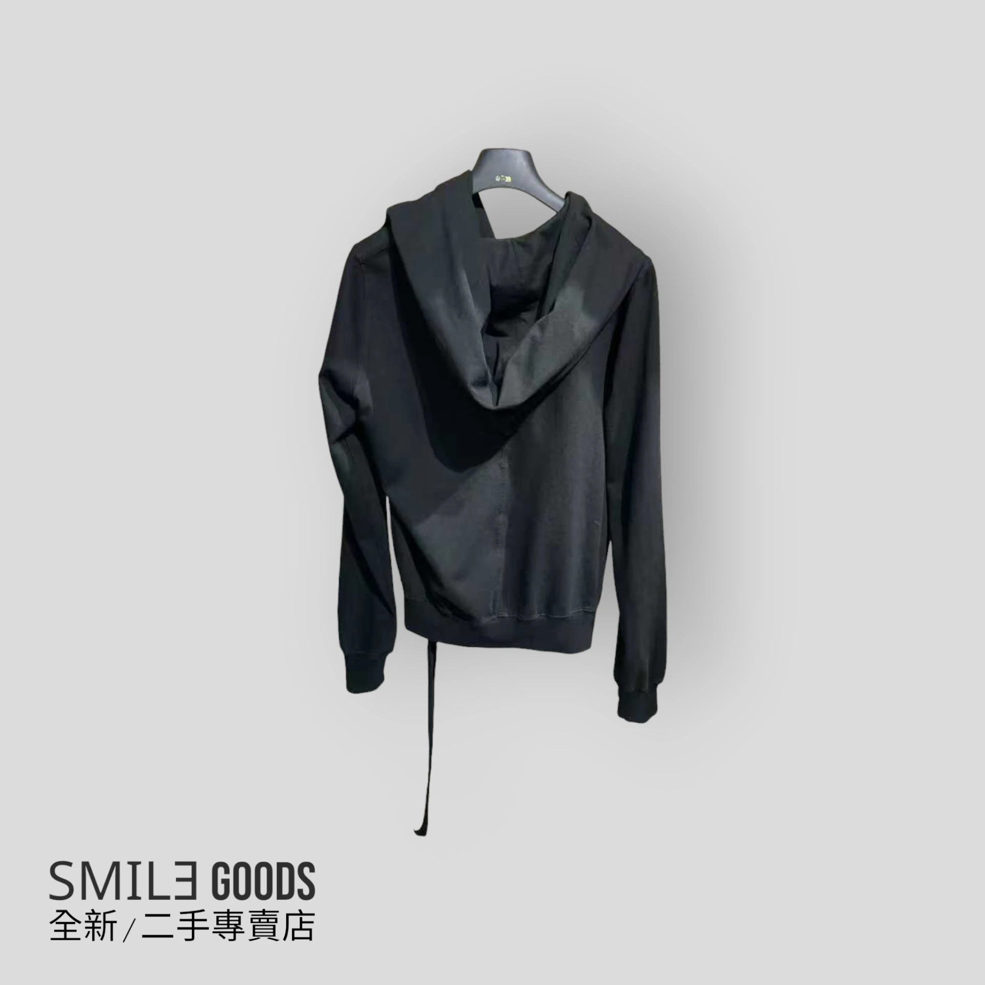[SMILE]Rick Owens 18fw Drkshdw 黑巫師帽斜拉鍊外套