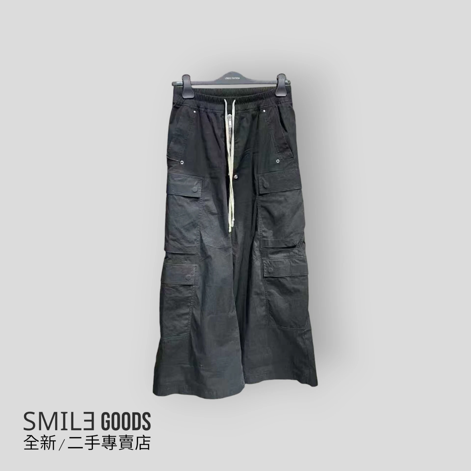 [SMILE]Rick Owens Drkshdw 24ss Cargo Bela四袋工裝闊腿褲