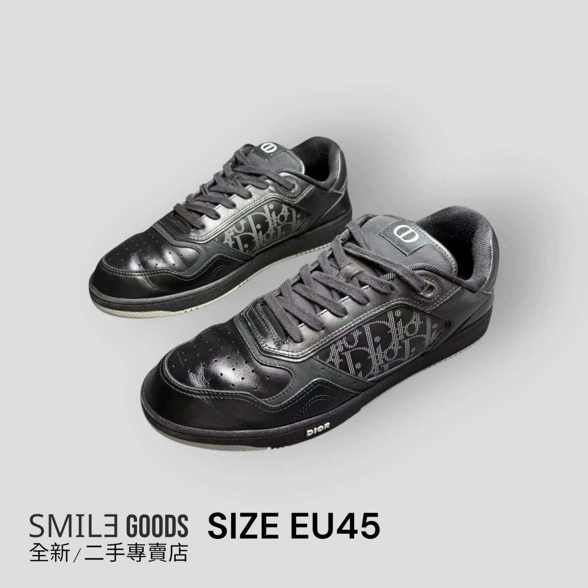 [SMILE]Dior B27黑色老花板鞋
