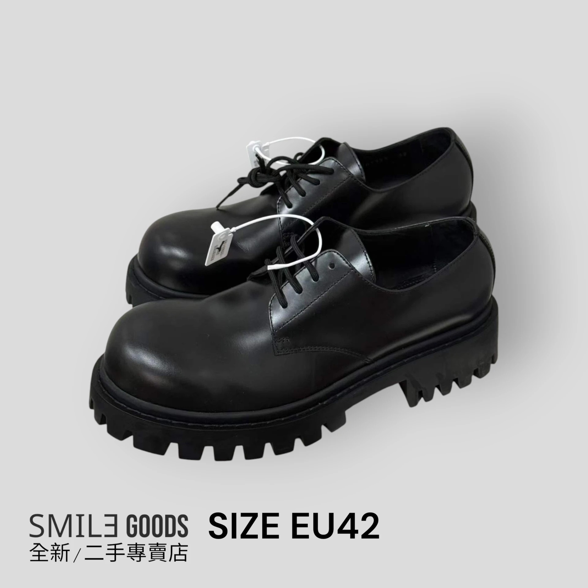 [SMILE] Balenciaga巴黎世家 Sergent 皮革 小牛皮德比