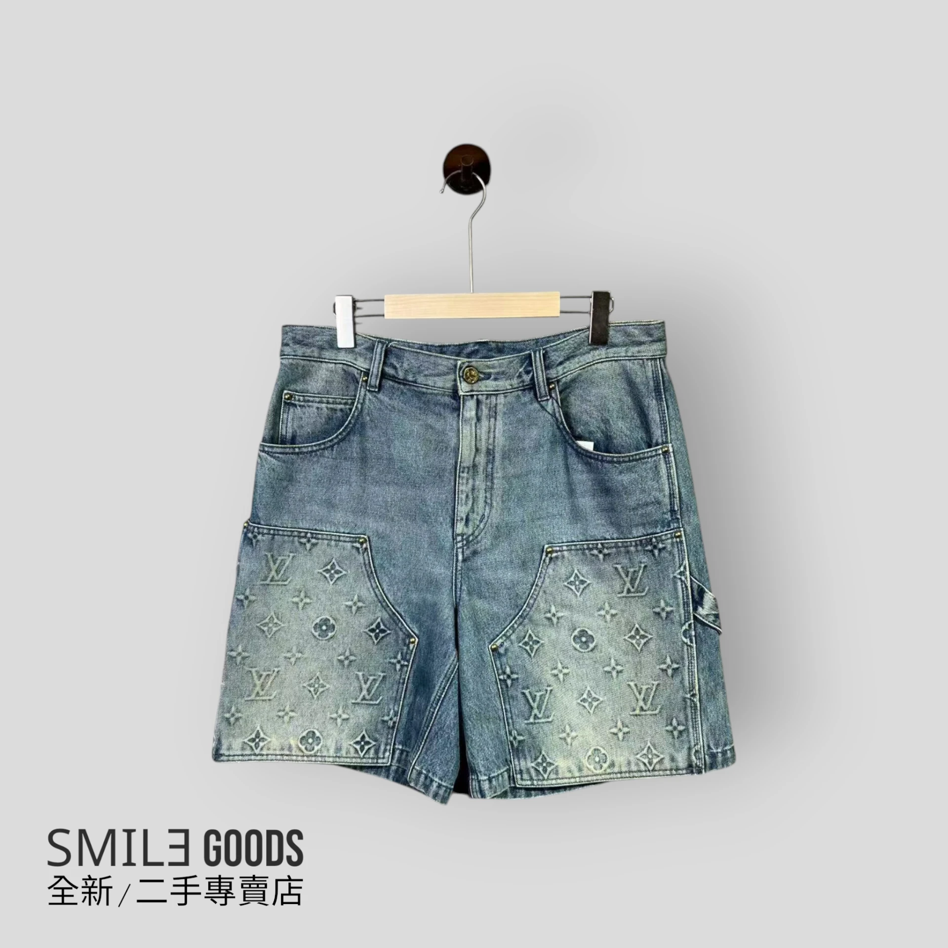 [SMILE]Louis Vuitton LV 伐木牛仔短褲