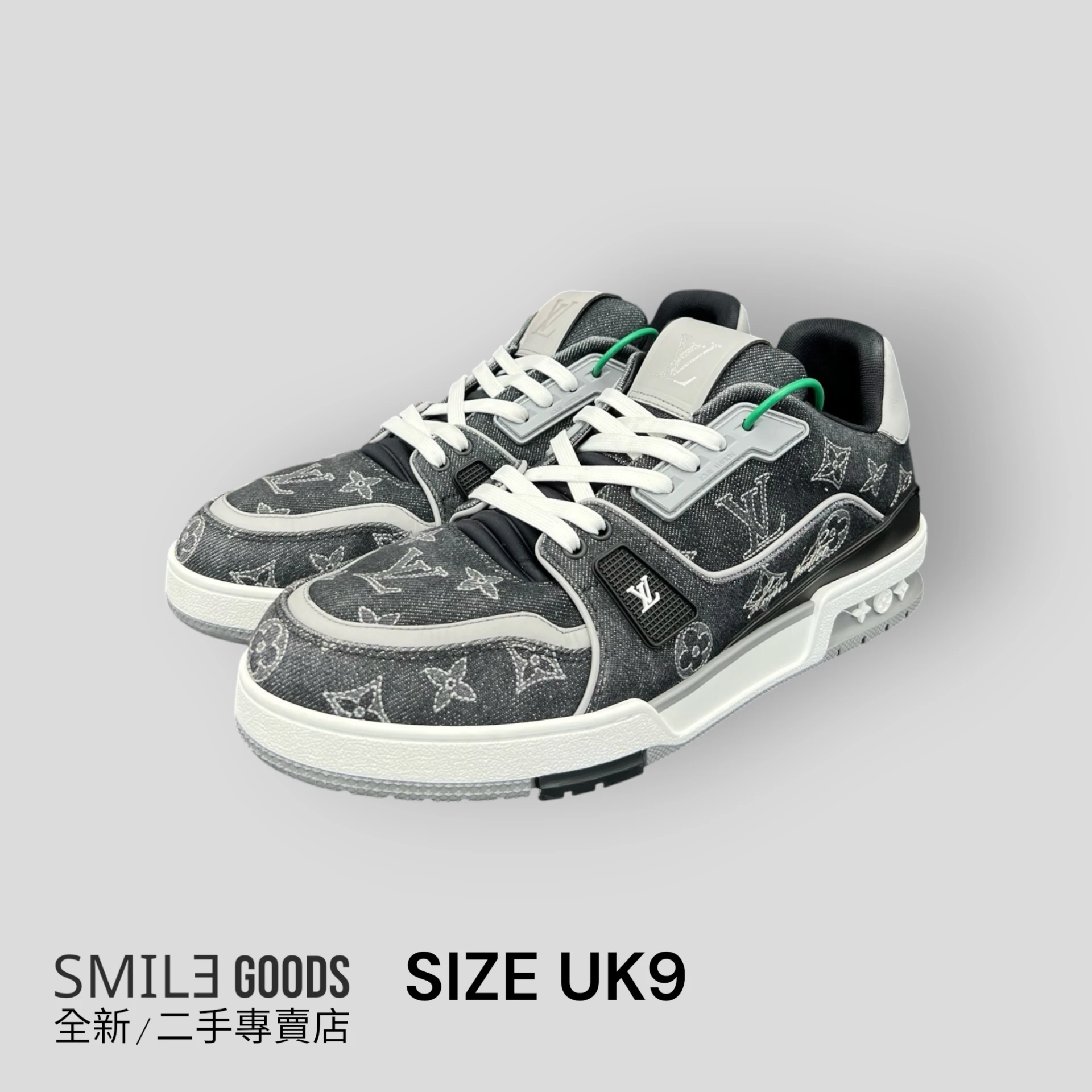 [SMILE] Louis Vuitton lv trainer 黑灰牛仔