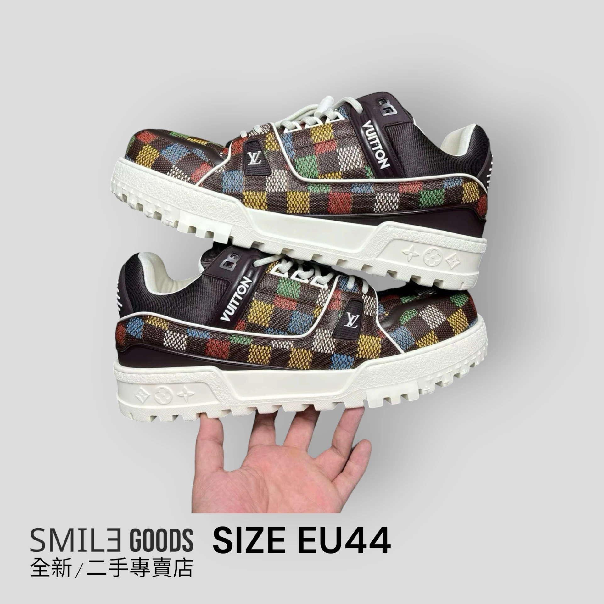 [SMILE] LOUIS VUITTON Trainer Maxi 胖丁 25re巧克力配色