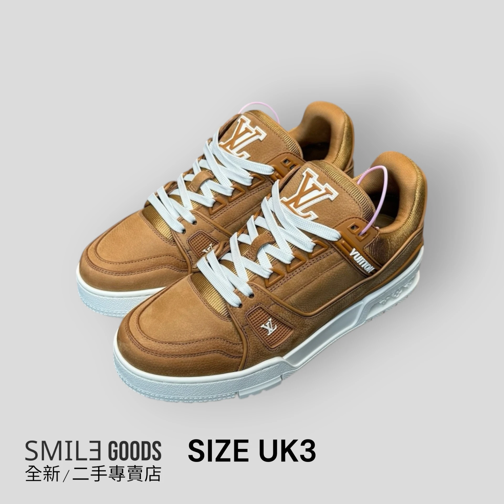 [SMILE]LOUIS VUITTON LV TRAINER 新款棕色麂皮