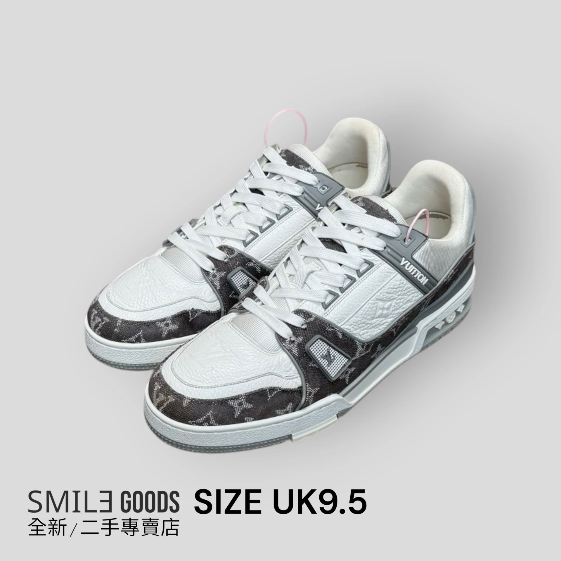[SMILE]LOUIS VUITTON LV Trainer 新款 灰白牛仔