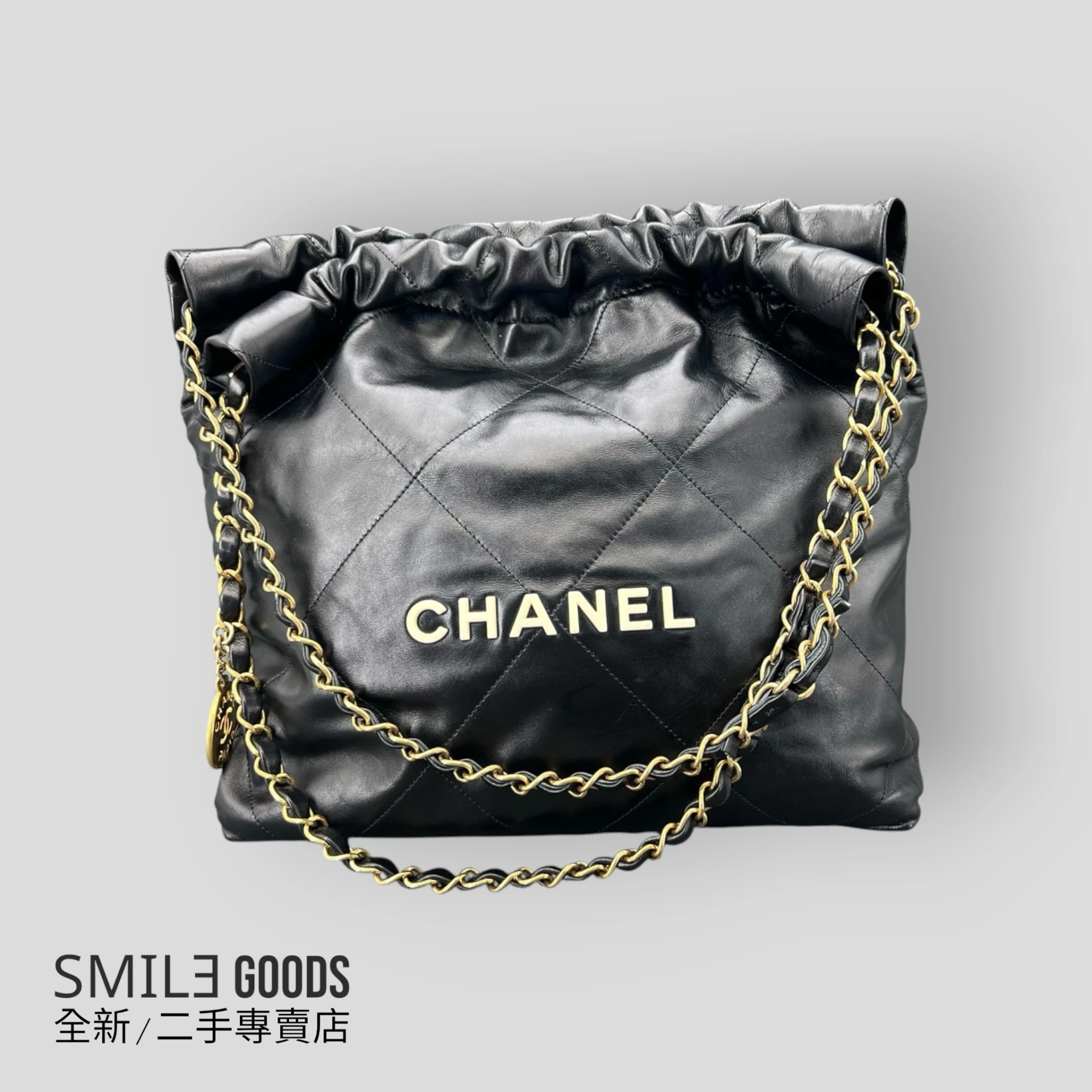 [SMILE]Chanel 香奈兒22bag 白字