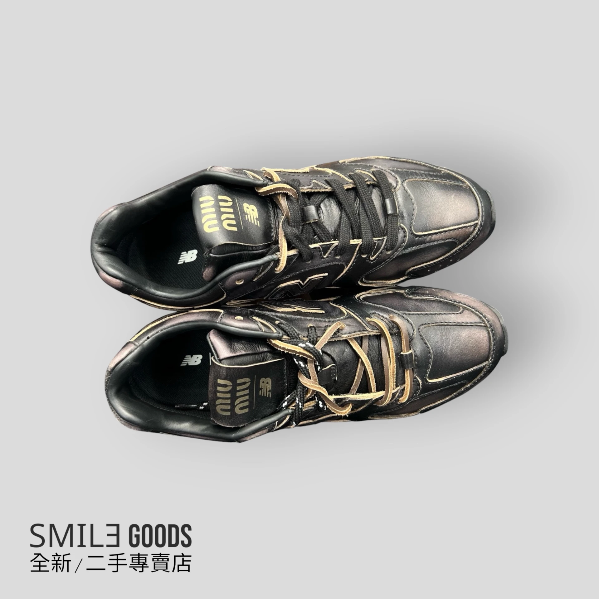 [SMILE] miumiu nb530 聯名 黑做舊 德訓鞋