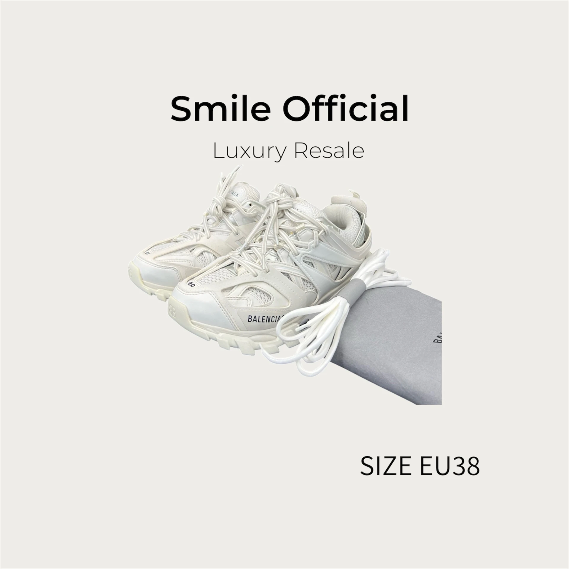 [SMILE]BALENCIAGA 巴黎世家 track 白