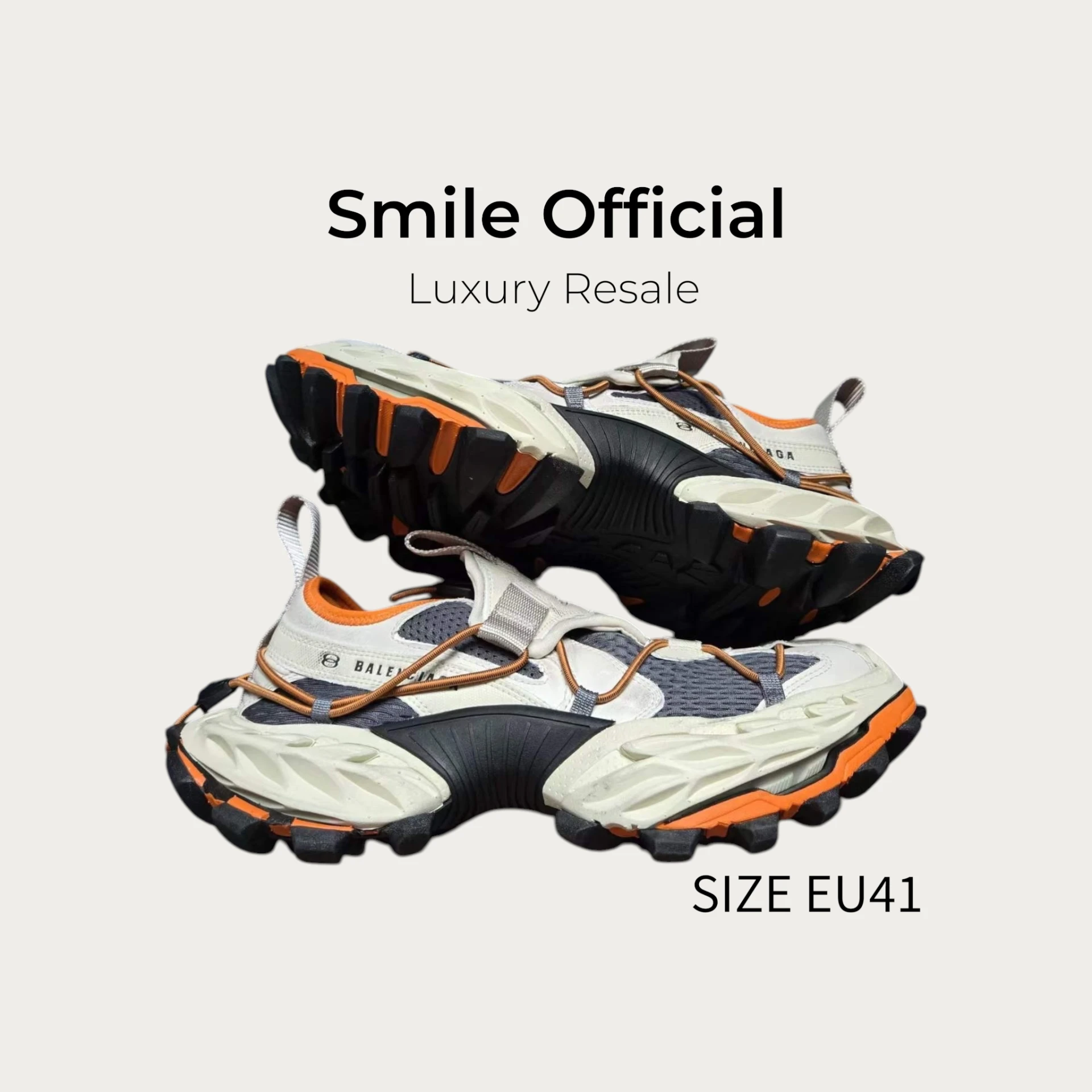 [SMILE] 巴黎世家BALENCIAGA HIKE 黑白橘