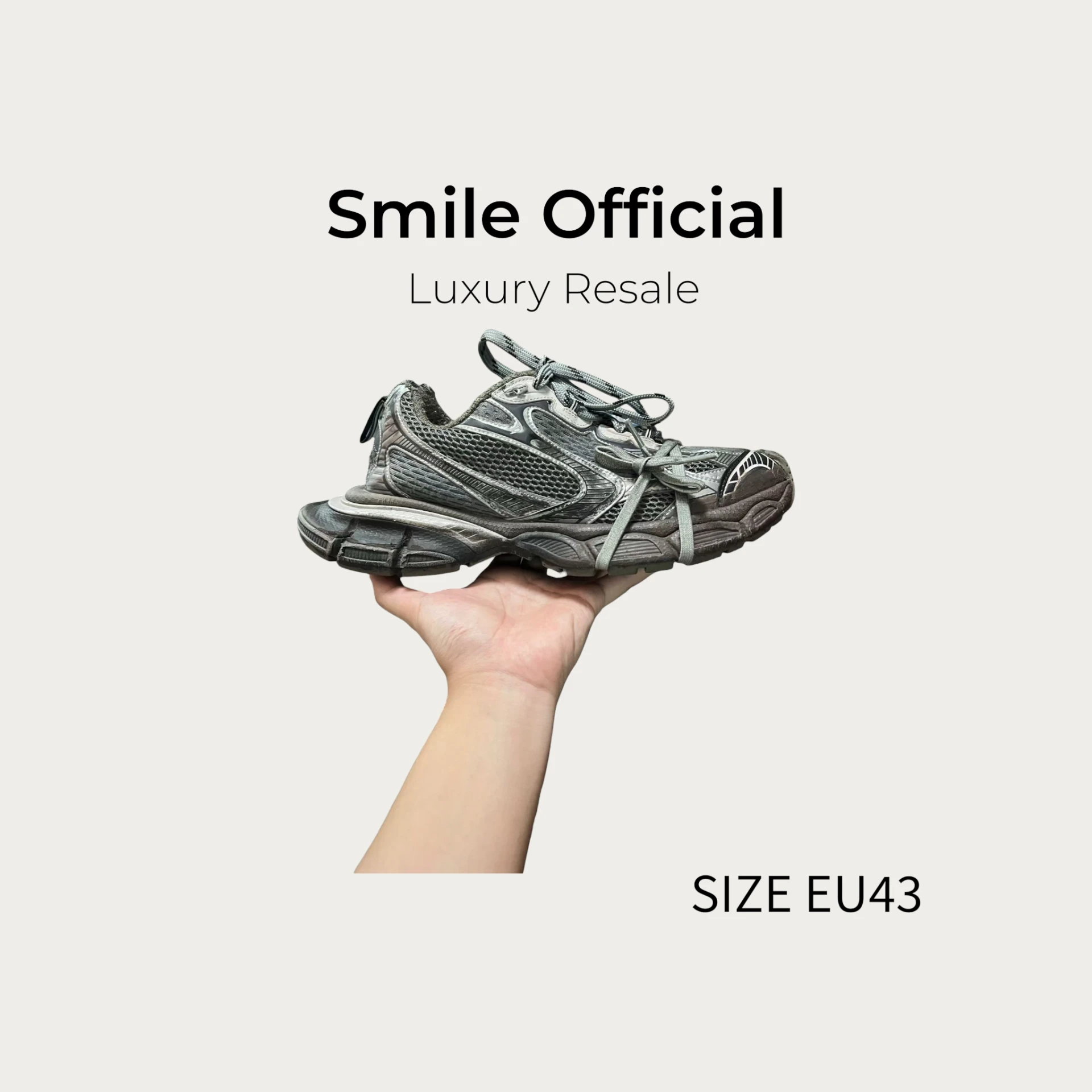 [SMILE] BALENCIAGA 巴黎世家 3xl 泥染 棕黑色