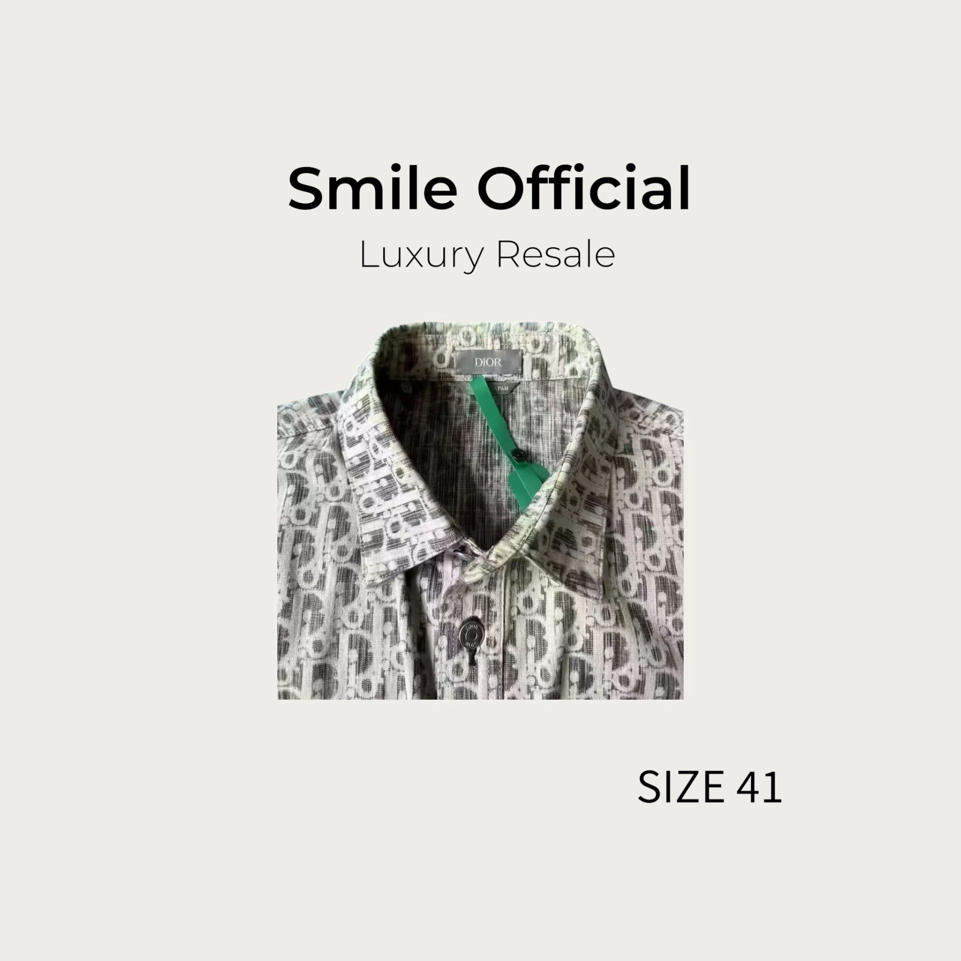 [SMILE]Dior 滿版牛仔襯衫夾克
