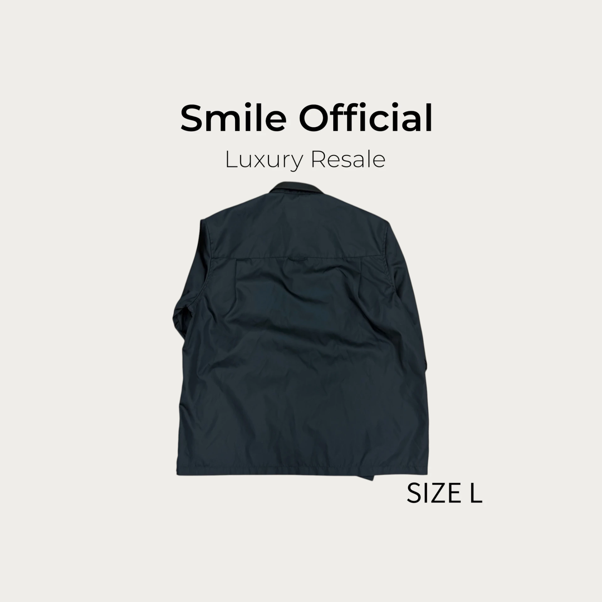 [SMILE]PRADA Re-Nylon三角標 長袖外套