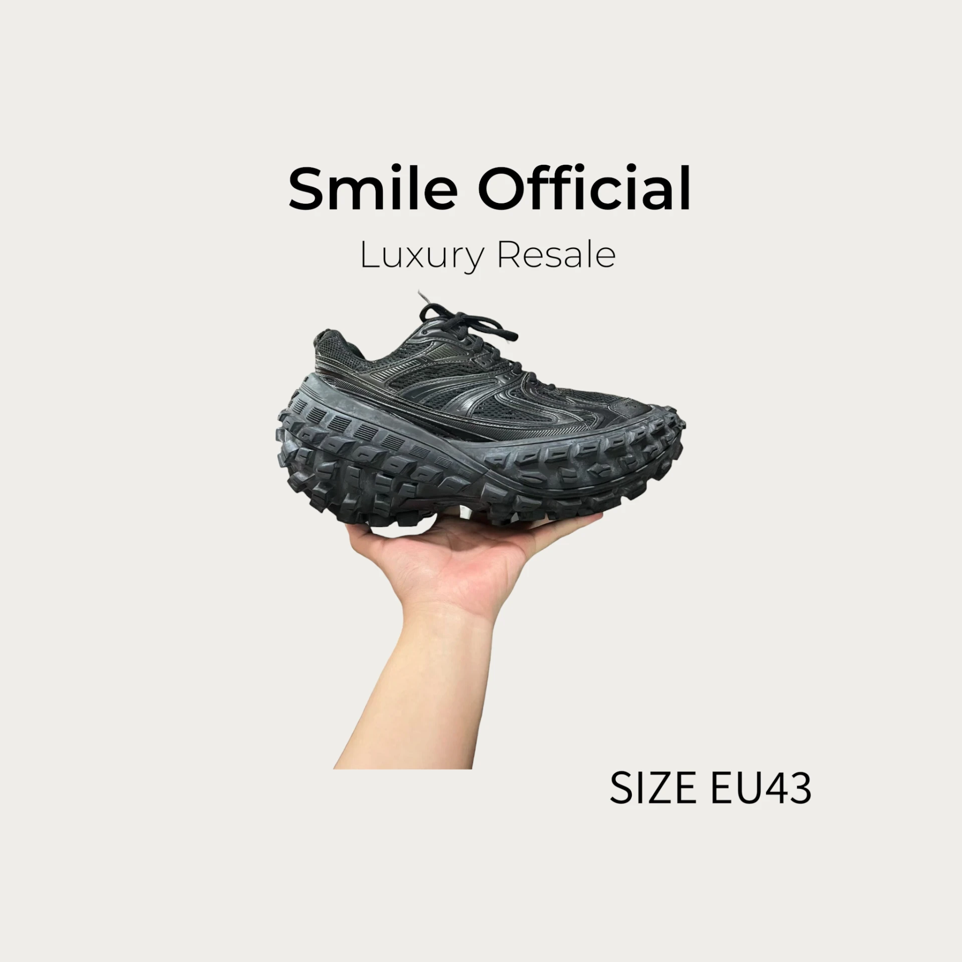 [SMILE] BALENCIAGA 巴黎世家 輪胎鞋 黑色