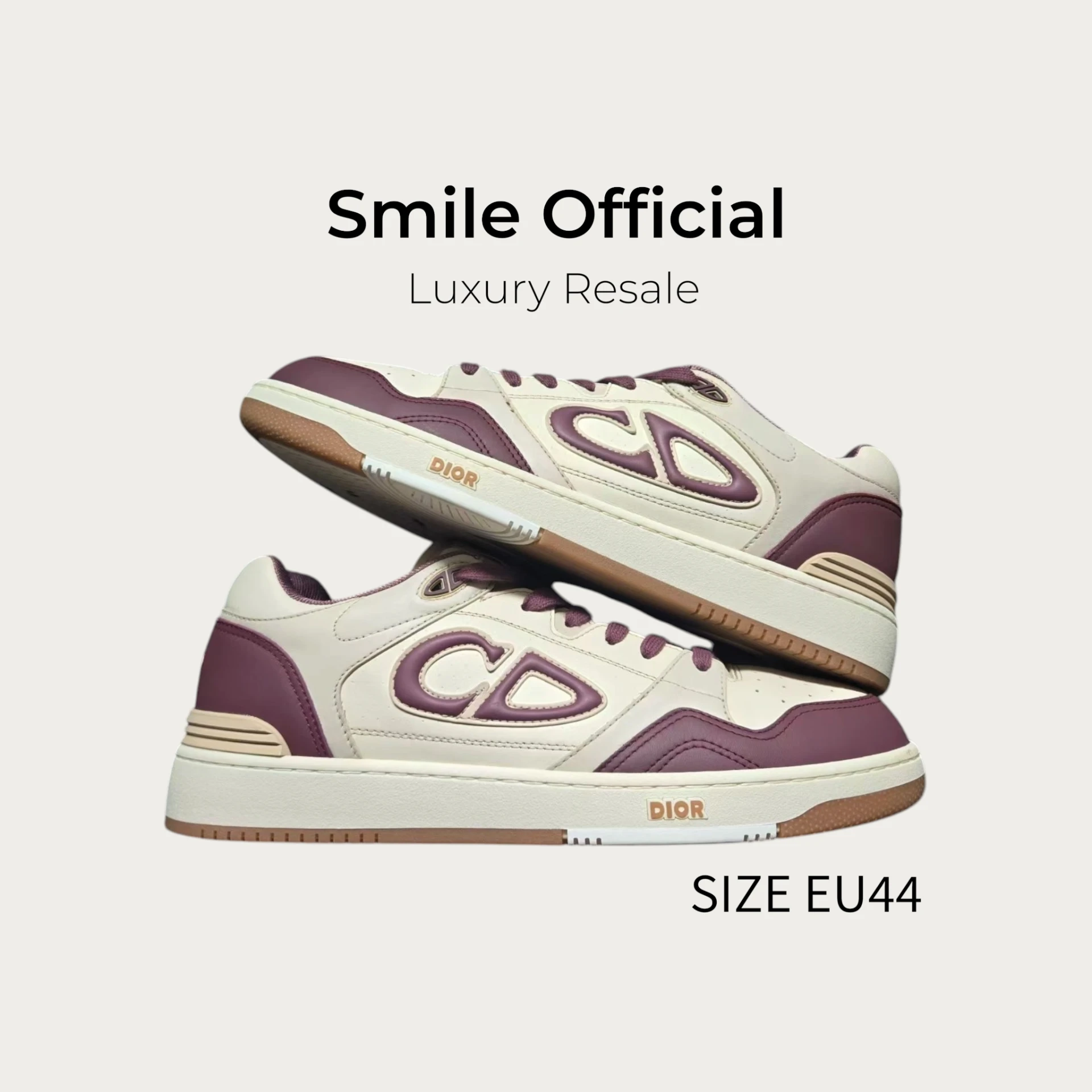 [SMILE] DIOR B57 Dribble 白紅 低筒運動鞋