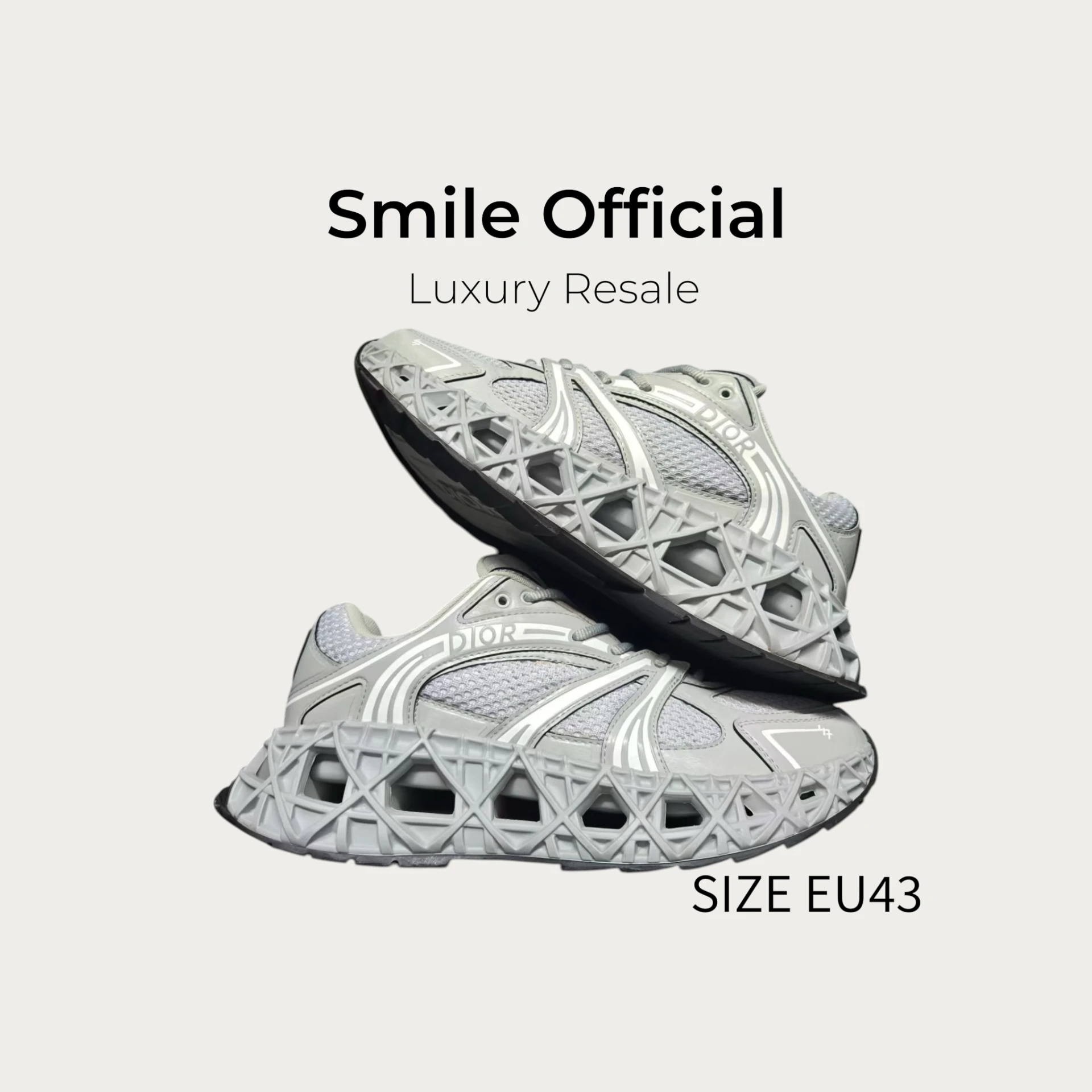 [SMILE] DIOR B35 NXXT 灰色 休閒鞋