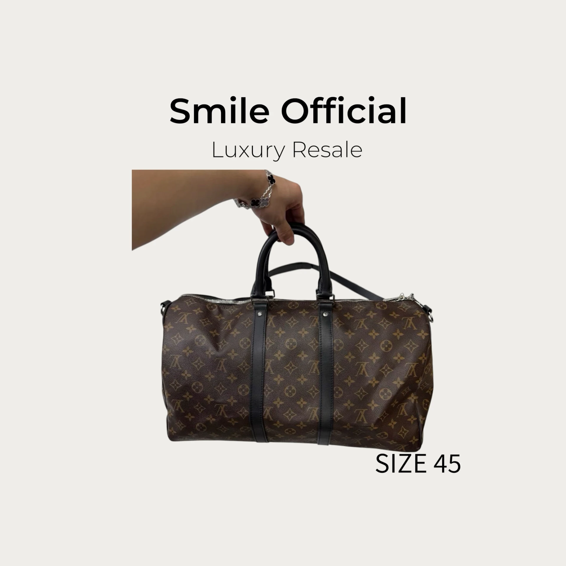 [SMILE] Louis Vuitton LV Keepall45 老花旅行袋