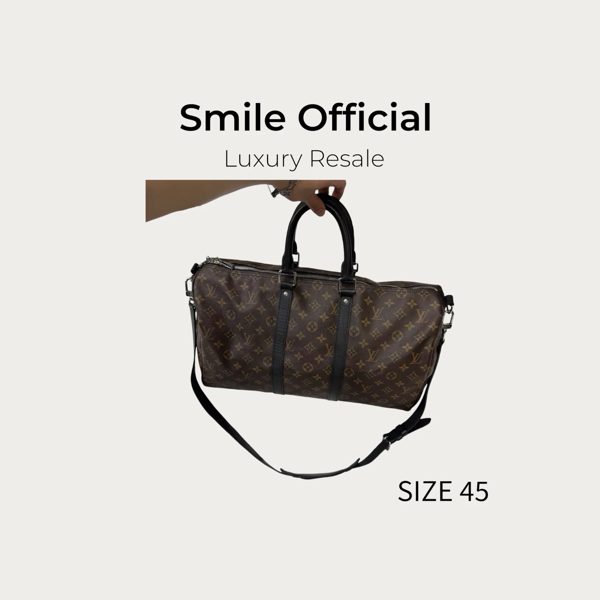 [SMILE] Louis Vuitton LV Keepall45 老花旅行袋