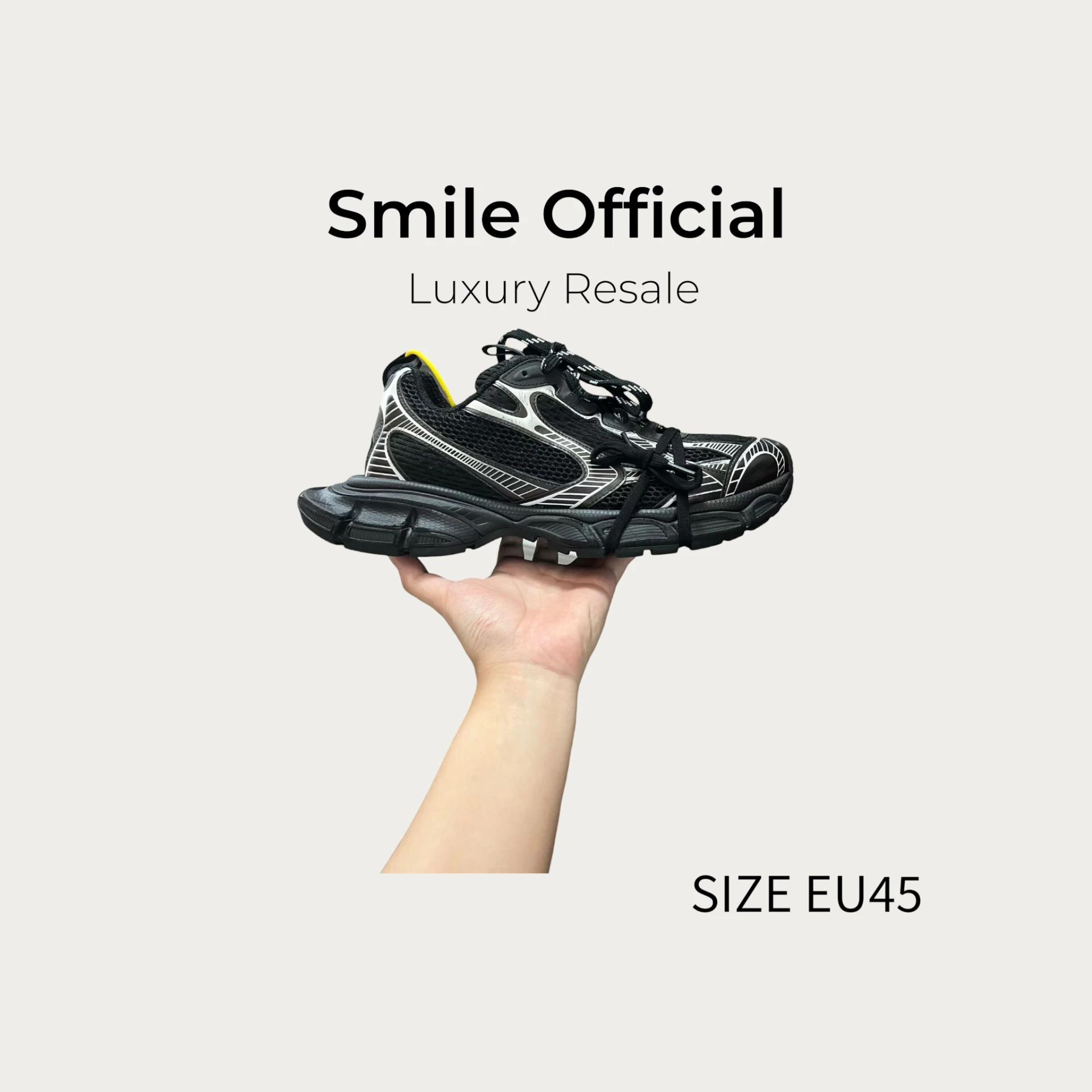 [SMILE]BALENCIAGA 巴黎世家 3xl 黑銀