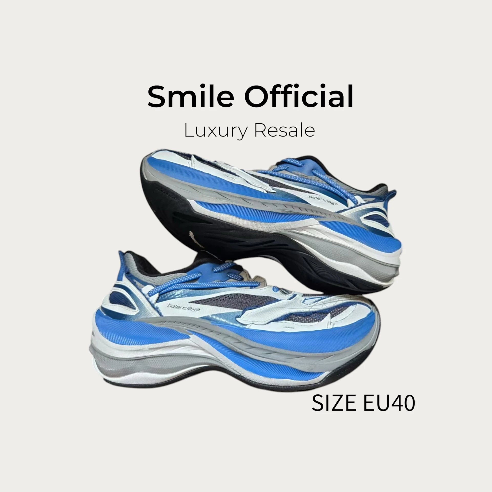 [SMILE] 巴黎世家BALENCIAGA JET 白藍