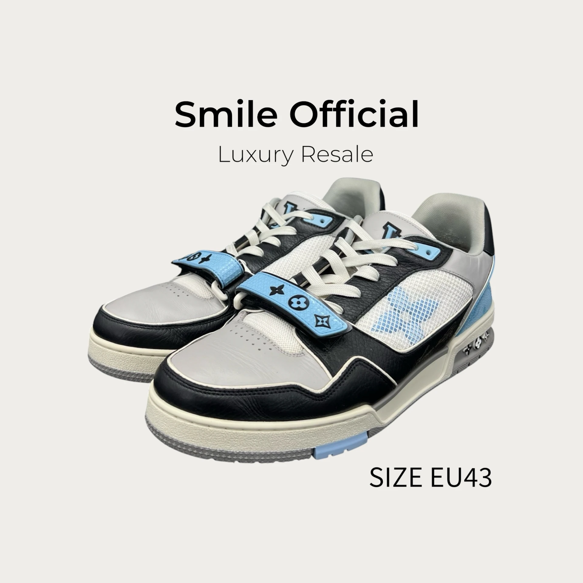 [SMILE] Louis Vuitton lv trainer 海草藍