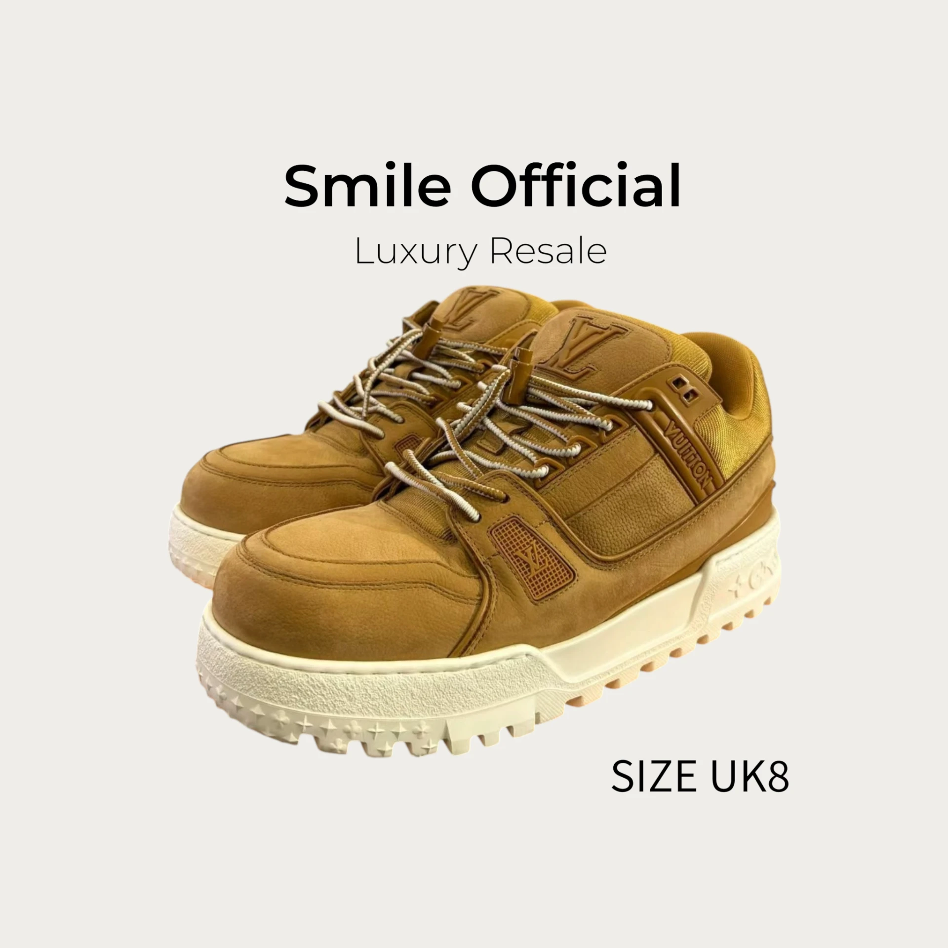 [SMILE] Louis Vuitton Lv trainer 胖丁 小麥