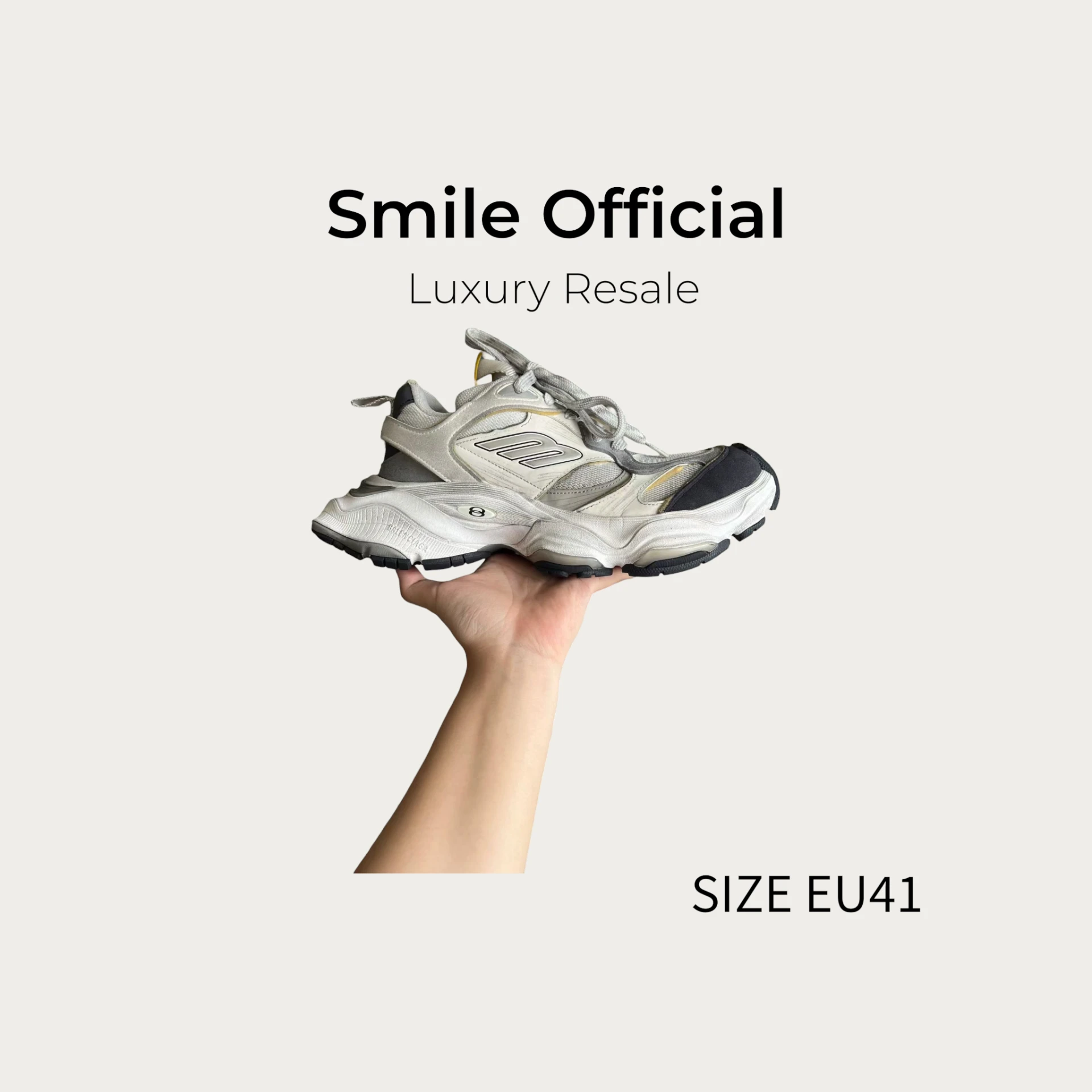 [SMILE] BALENCIAGA 巴黎世家 cargo 灰白