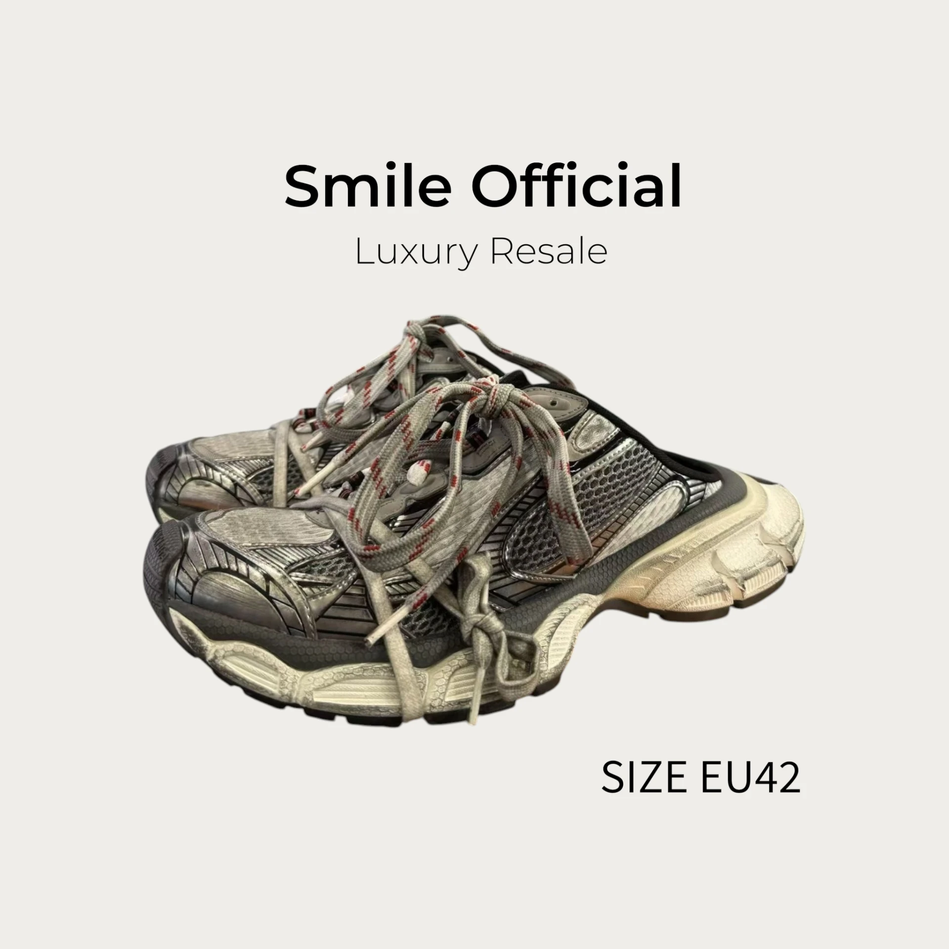 [SMILE]BALENCIAGA 巴黎世家 穆勒 3xl 做舊灰