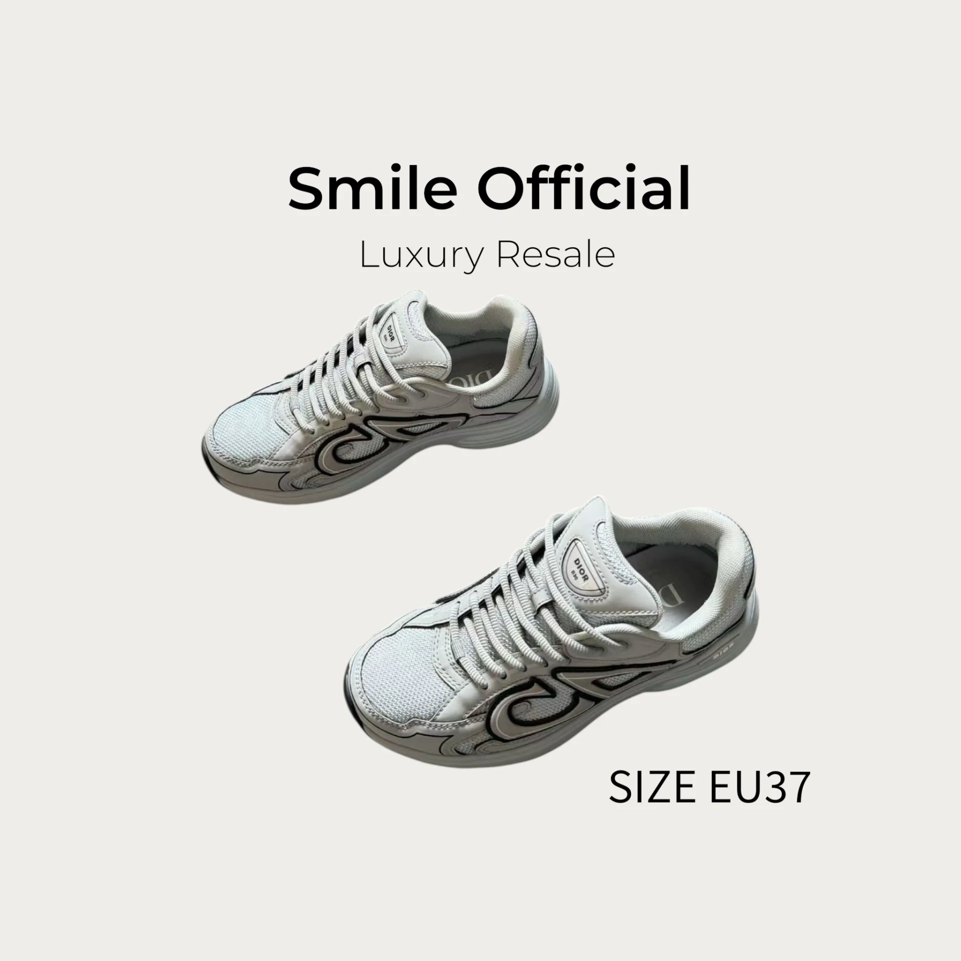 [SMILE]Dior b30 CD 灰色運動鞋