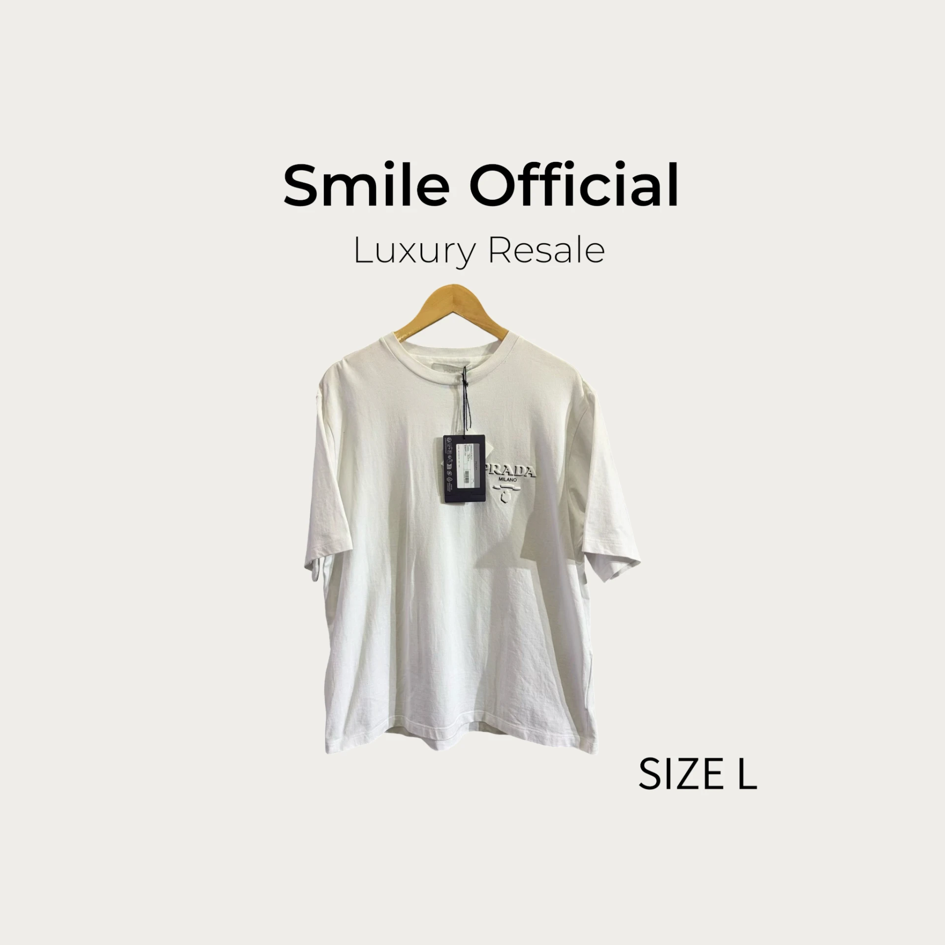 [SMILE] Prada新款標語短袖
