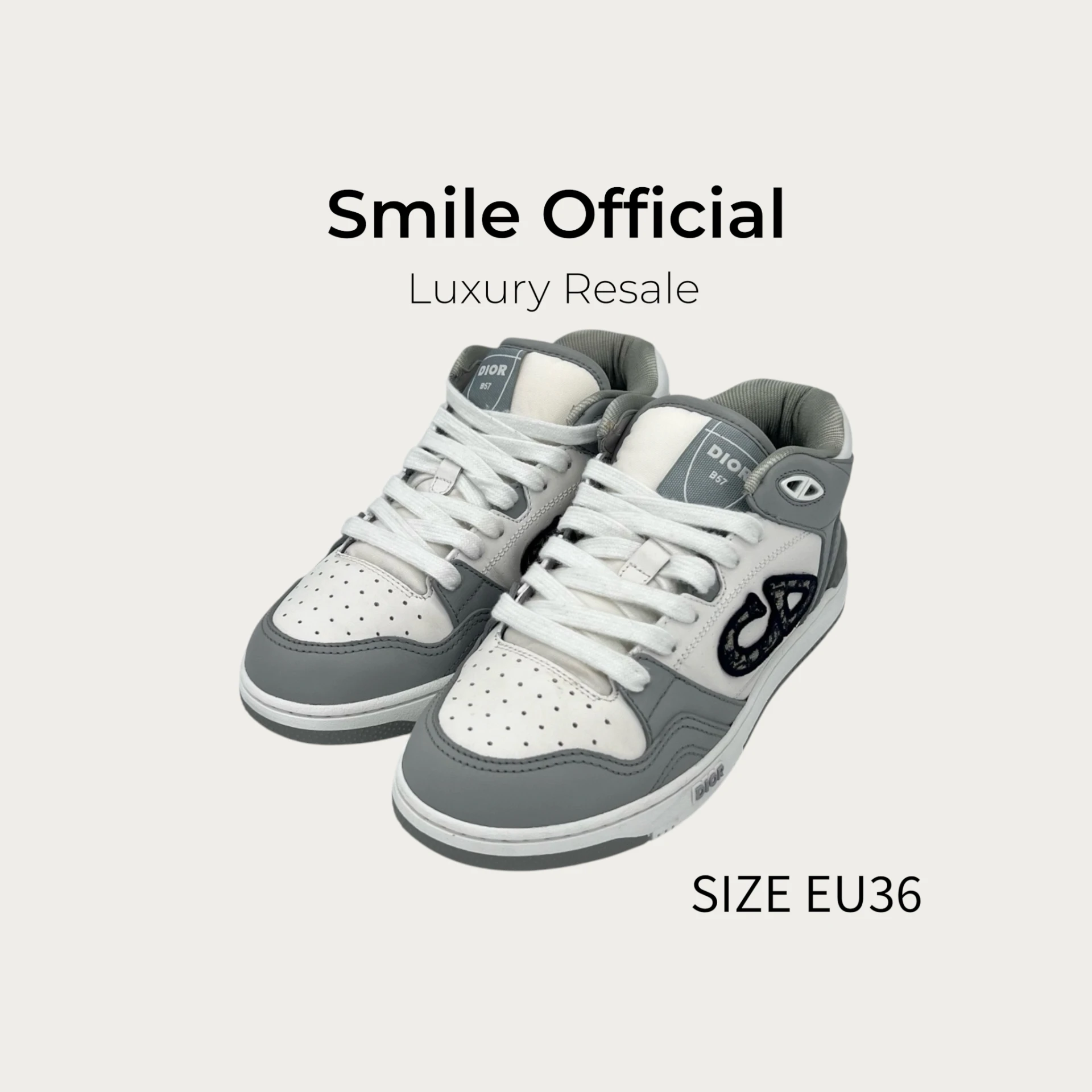 [SMILE] dior b57 灰白 休閒鞋
