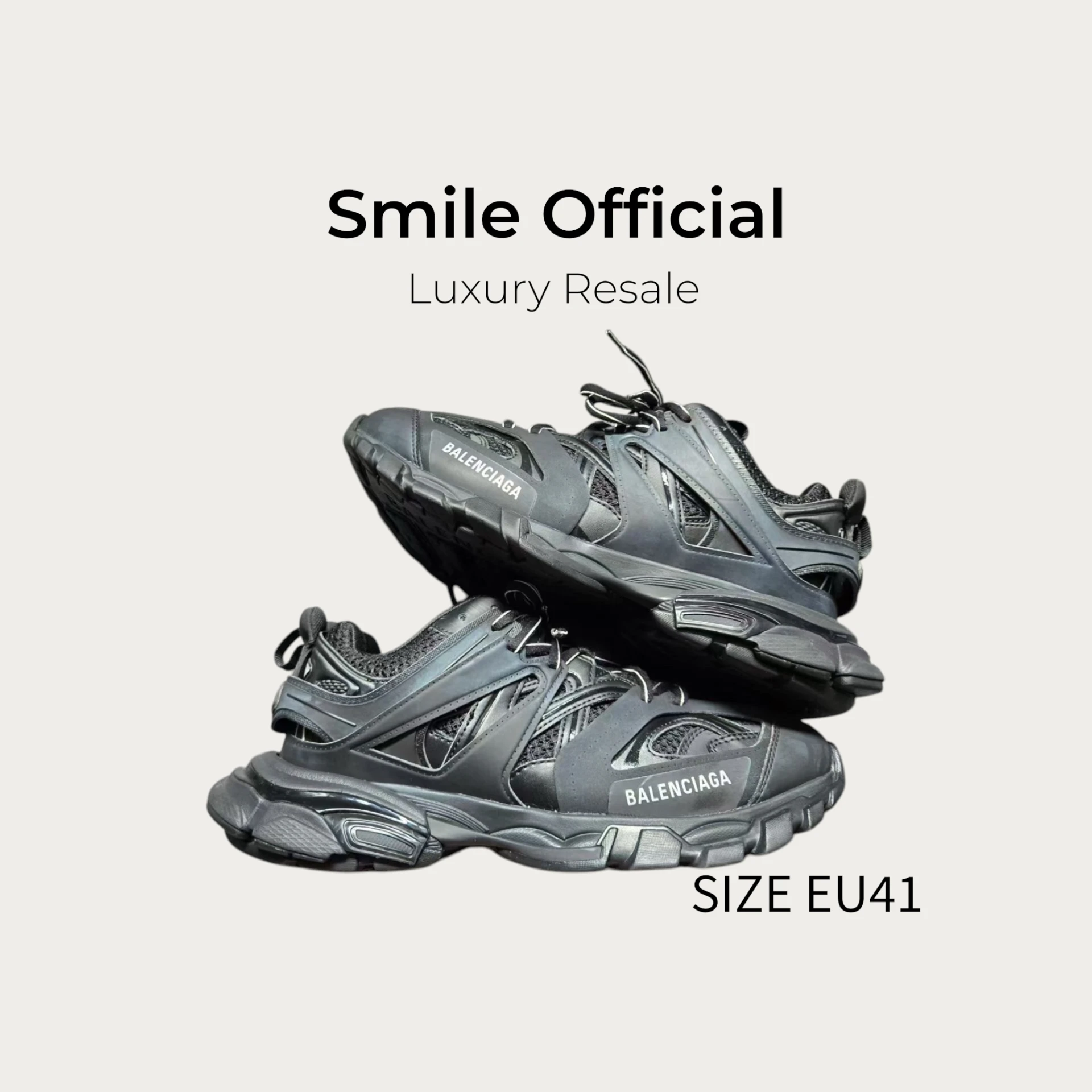 [SMILE] 巴黎世家BALENCIAGA TRACK 黑