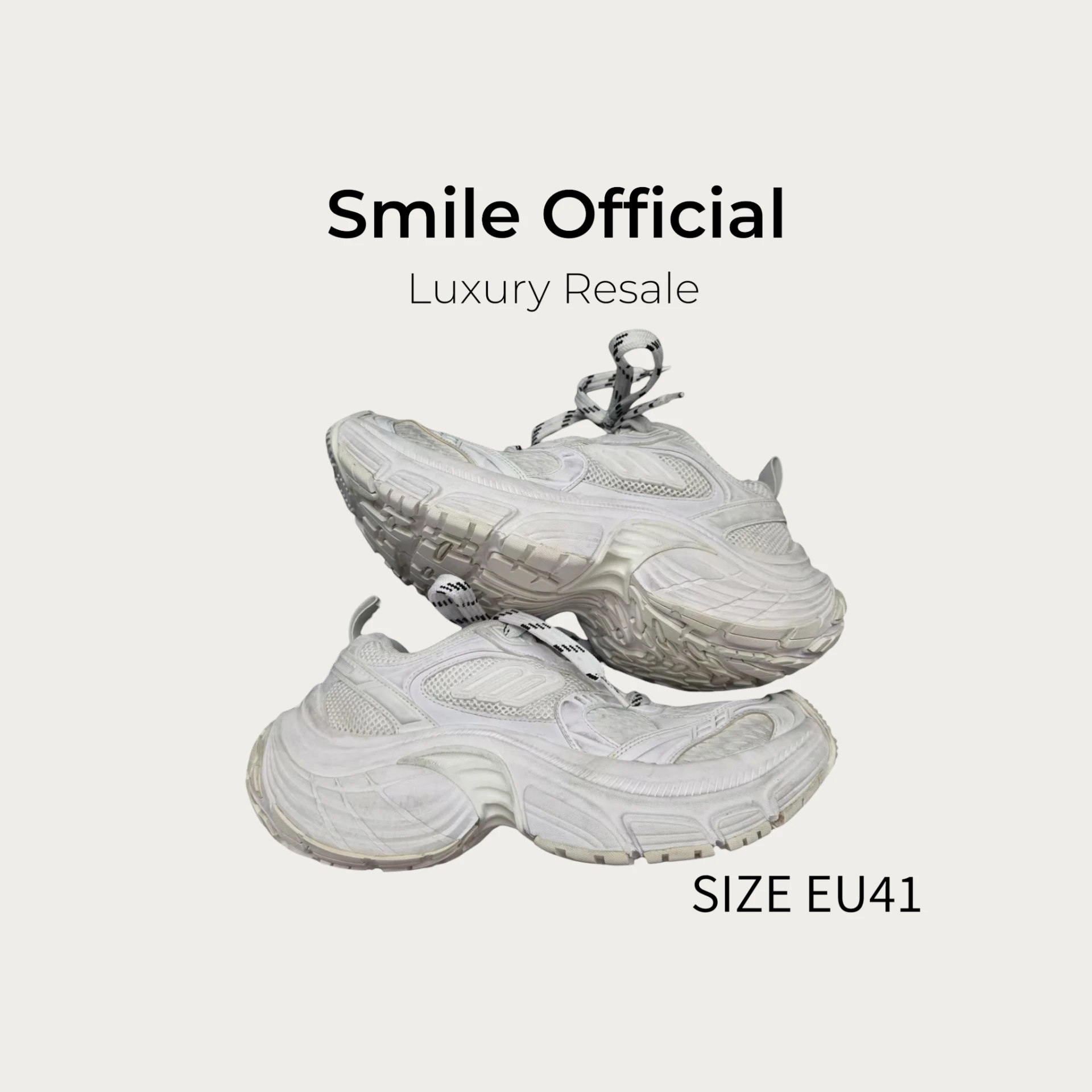 [SMILE] 巴黎世家BALENCIAGA 6XL 做舊白