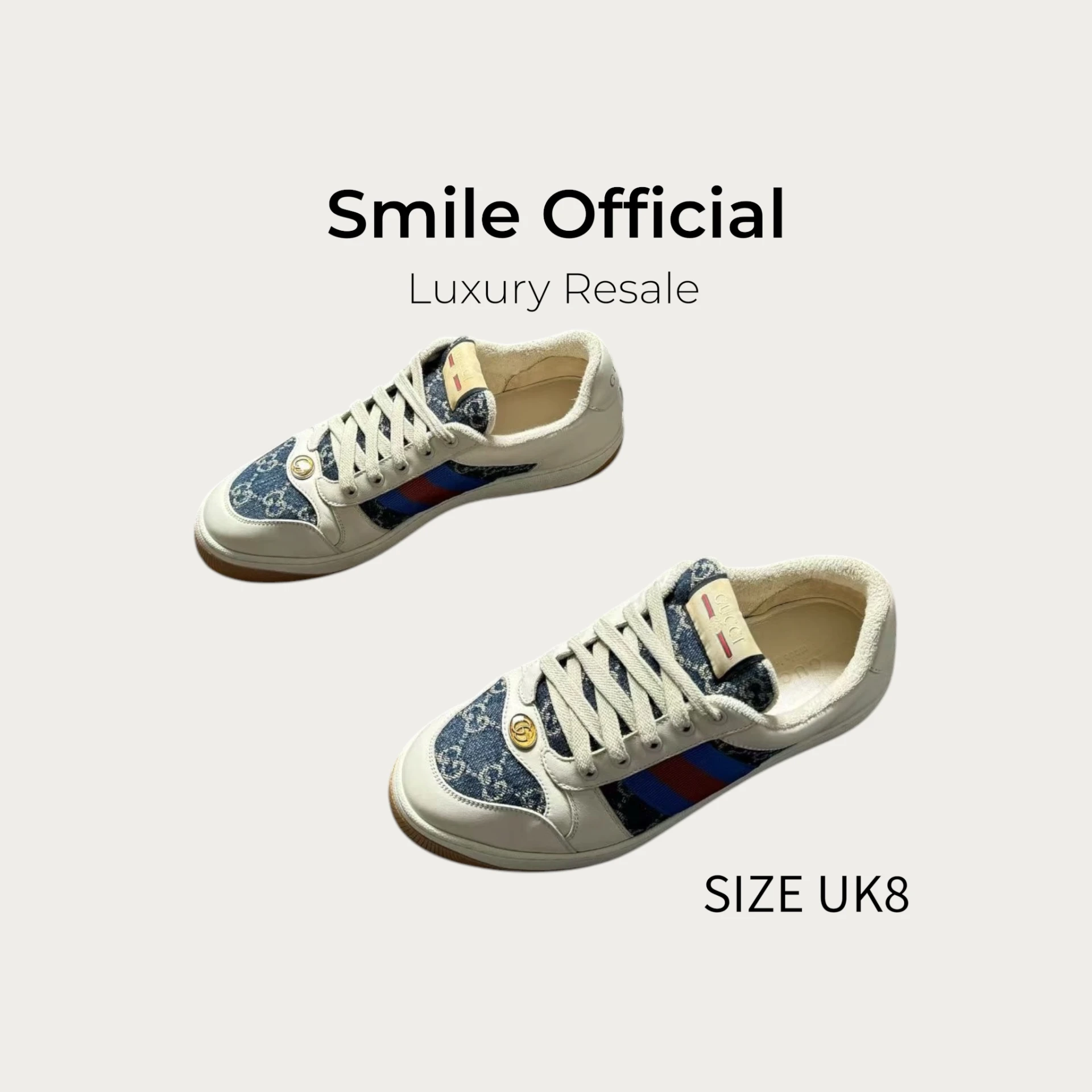 [SMILE] Gucci髒髒鞋 琺瑯牛仔