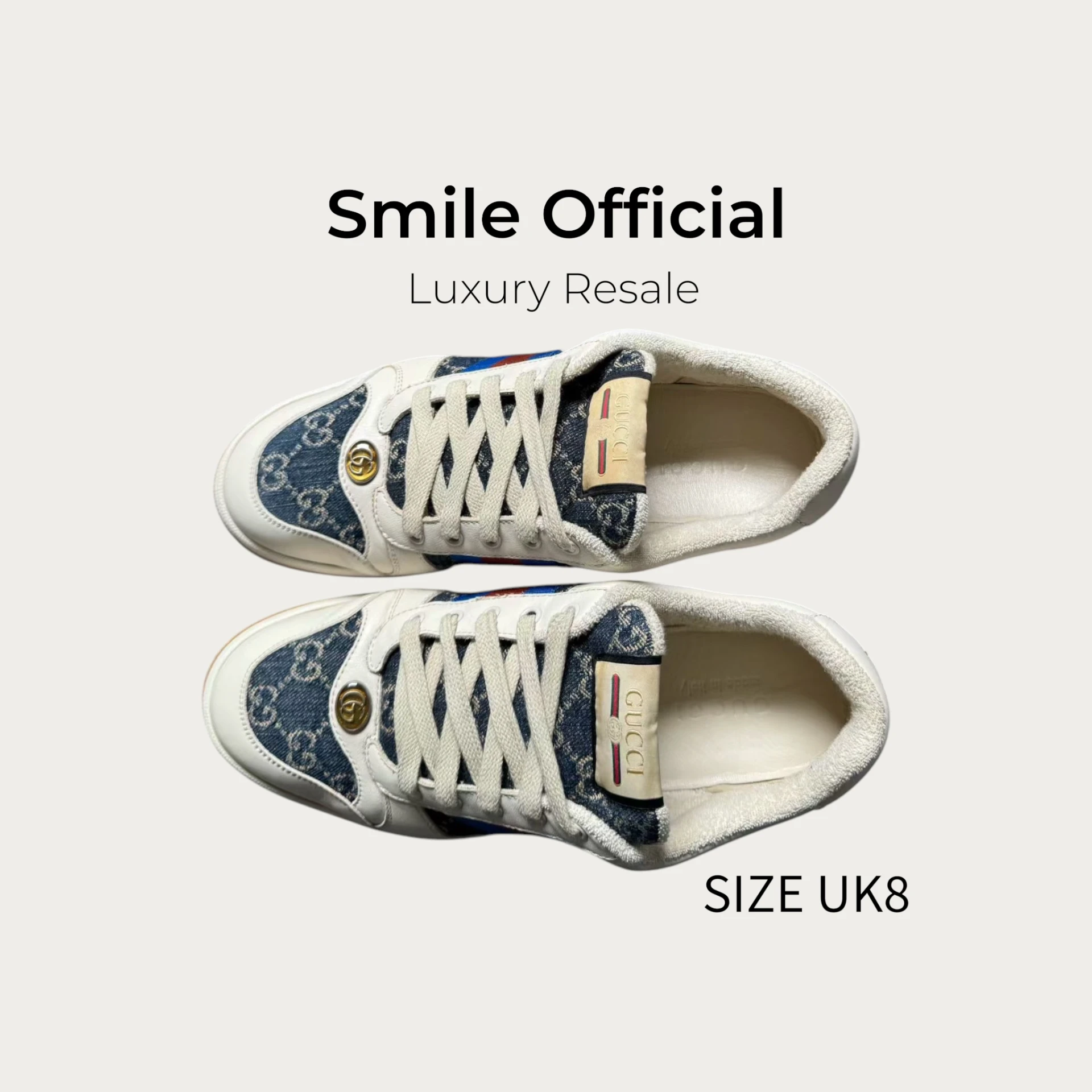 [SMILE] Gucci髒髒鞋 琺瑯牛仔