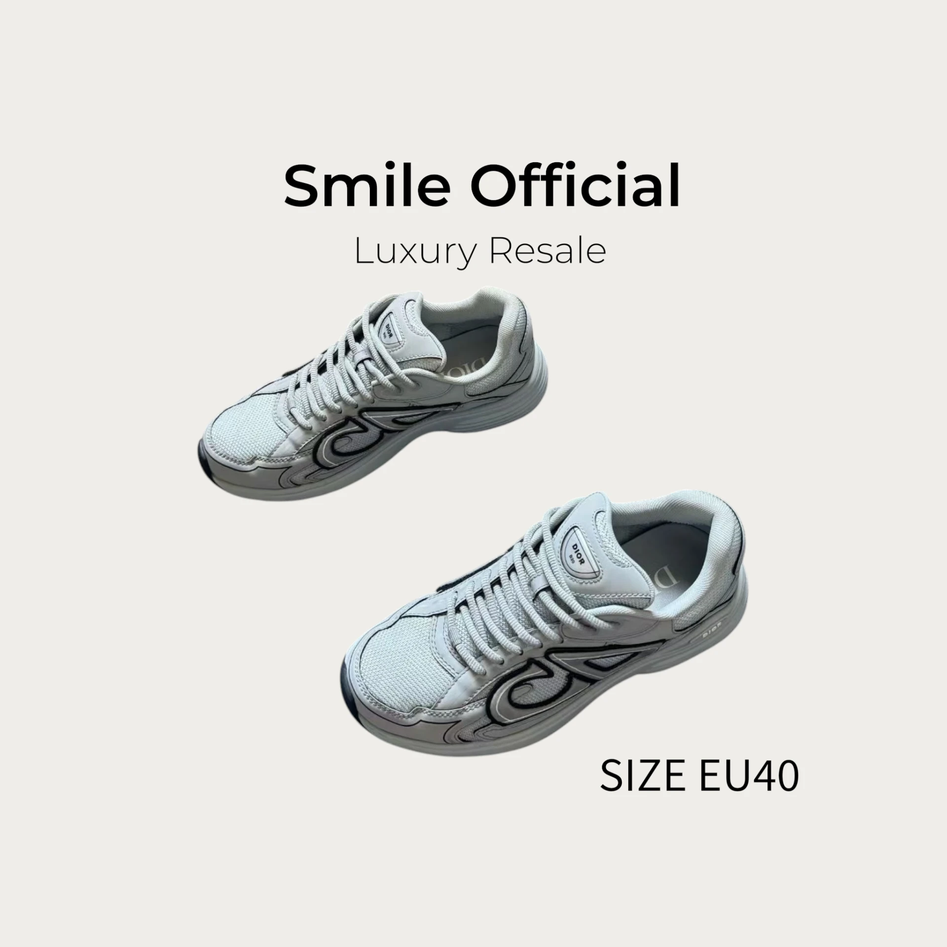 [SMILE] Dior b30灰 休閒鞋