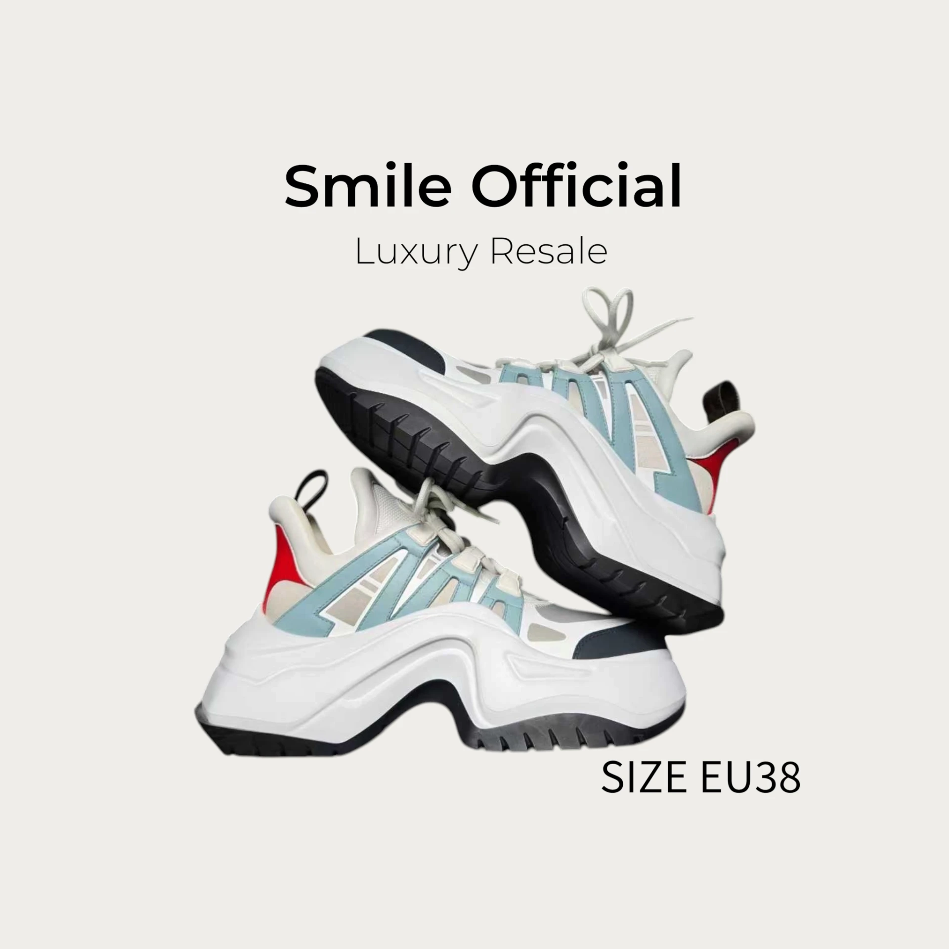 [SMILE] LOUIS VUITTON LV ARCHLIGHT2.0 白藍 老爹鞋