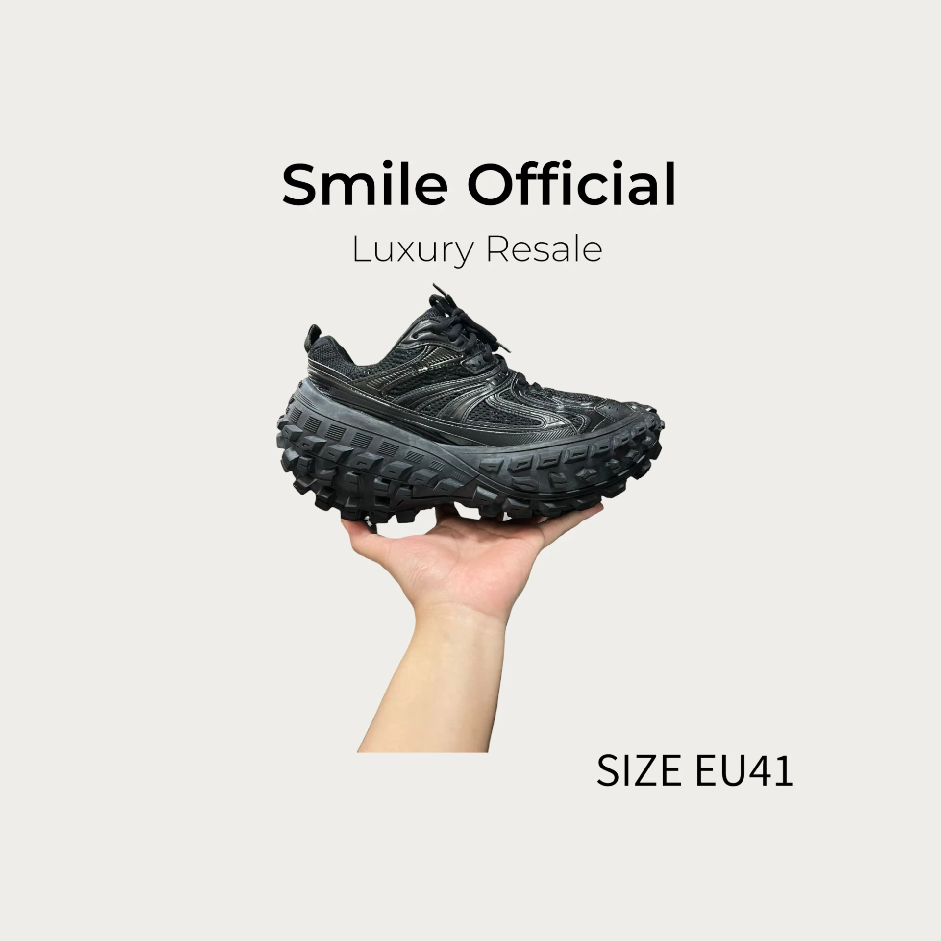 [SMILE] BALENCIAGA 巴黎世家 輪胎鞋 黑色