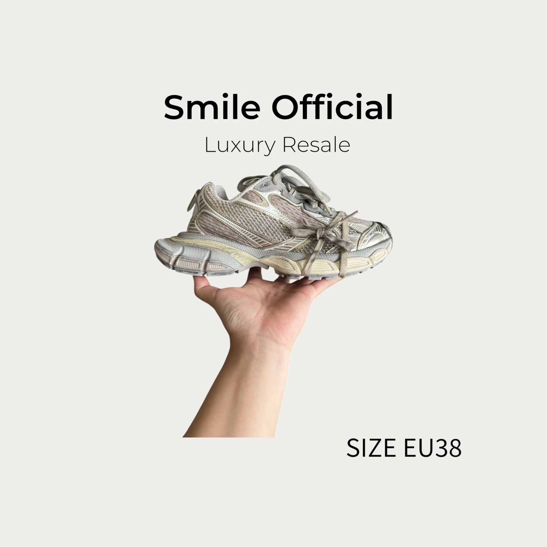 [SMILE] BALENCIAGA 巴黎世家 3xl 米色