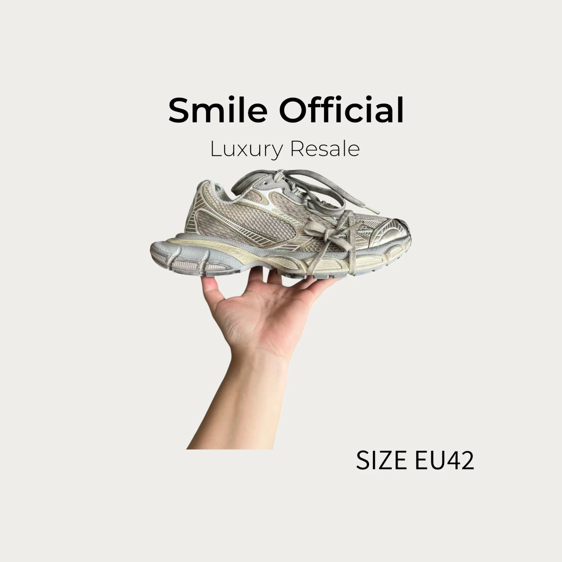 [SMILE] BALENCIAGA 巴黎世家 3xl 米色