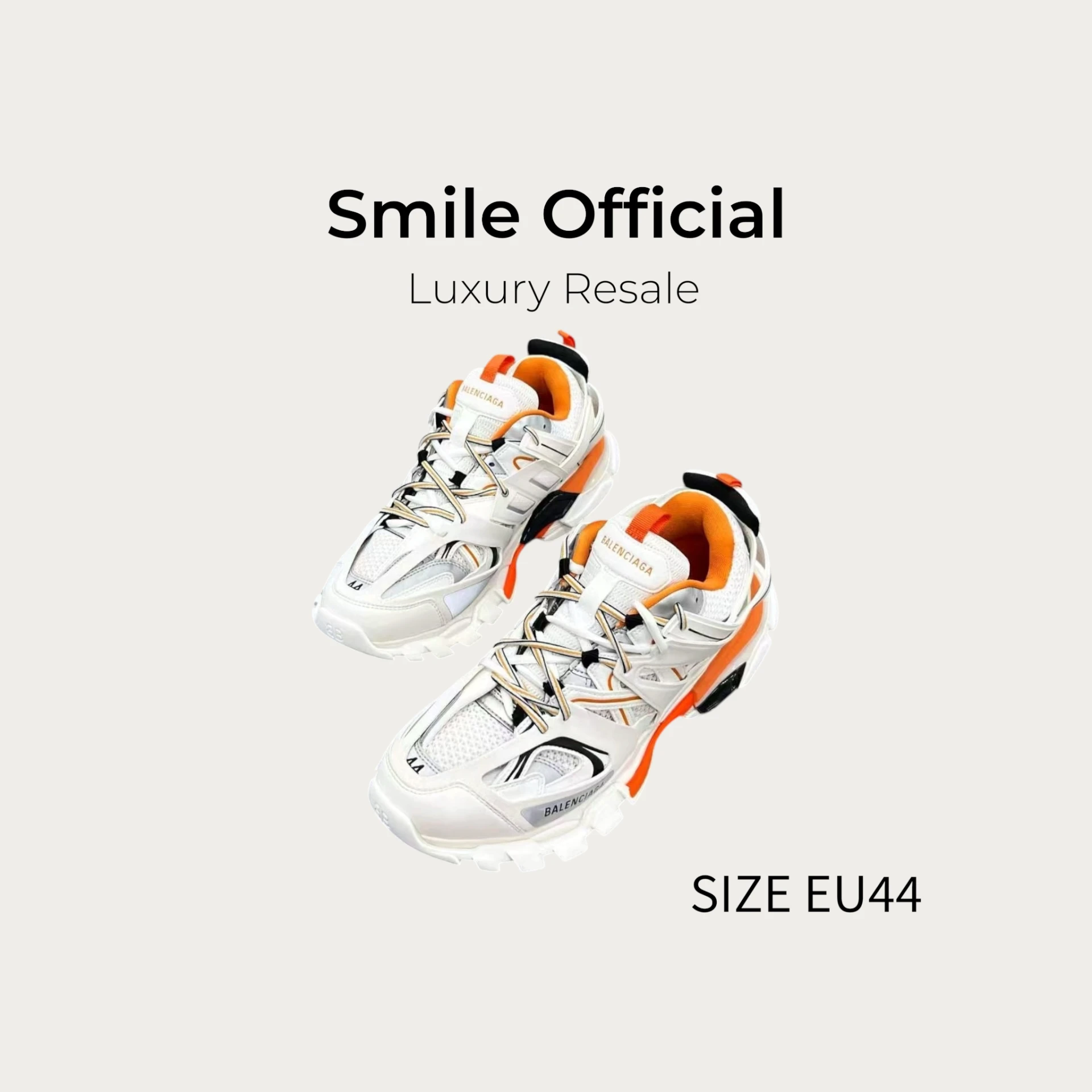 [SMILE] Balenciaga巴黎世家 Track  老爹鞋 白橘