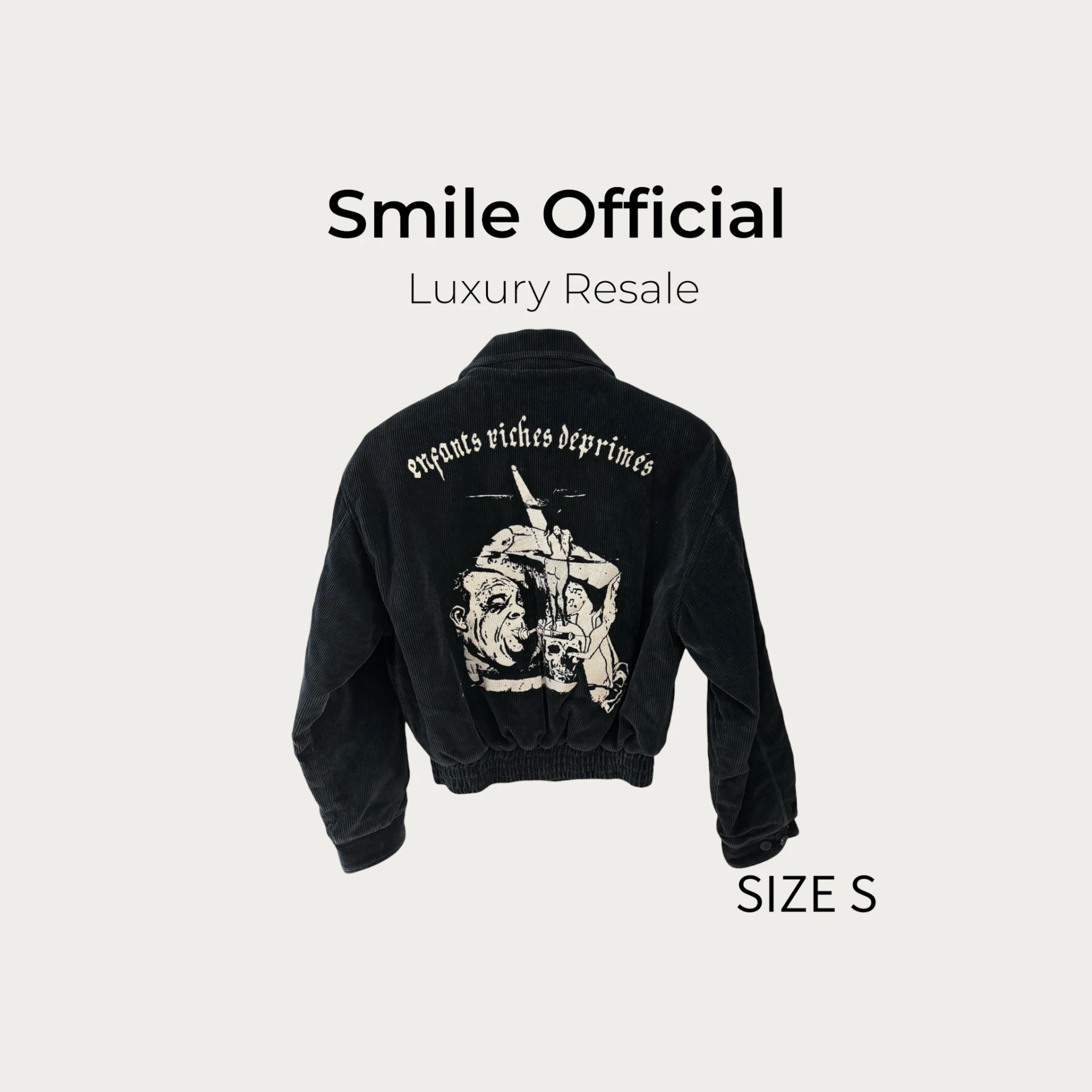 [SMILE] ERD Enfants Riches Déprimes 24FW 黑色燈芯絨夾克